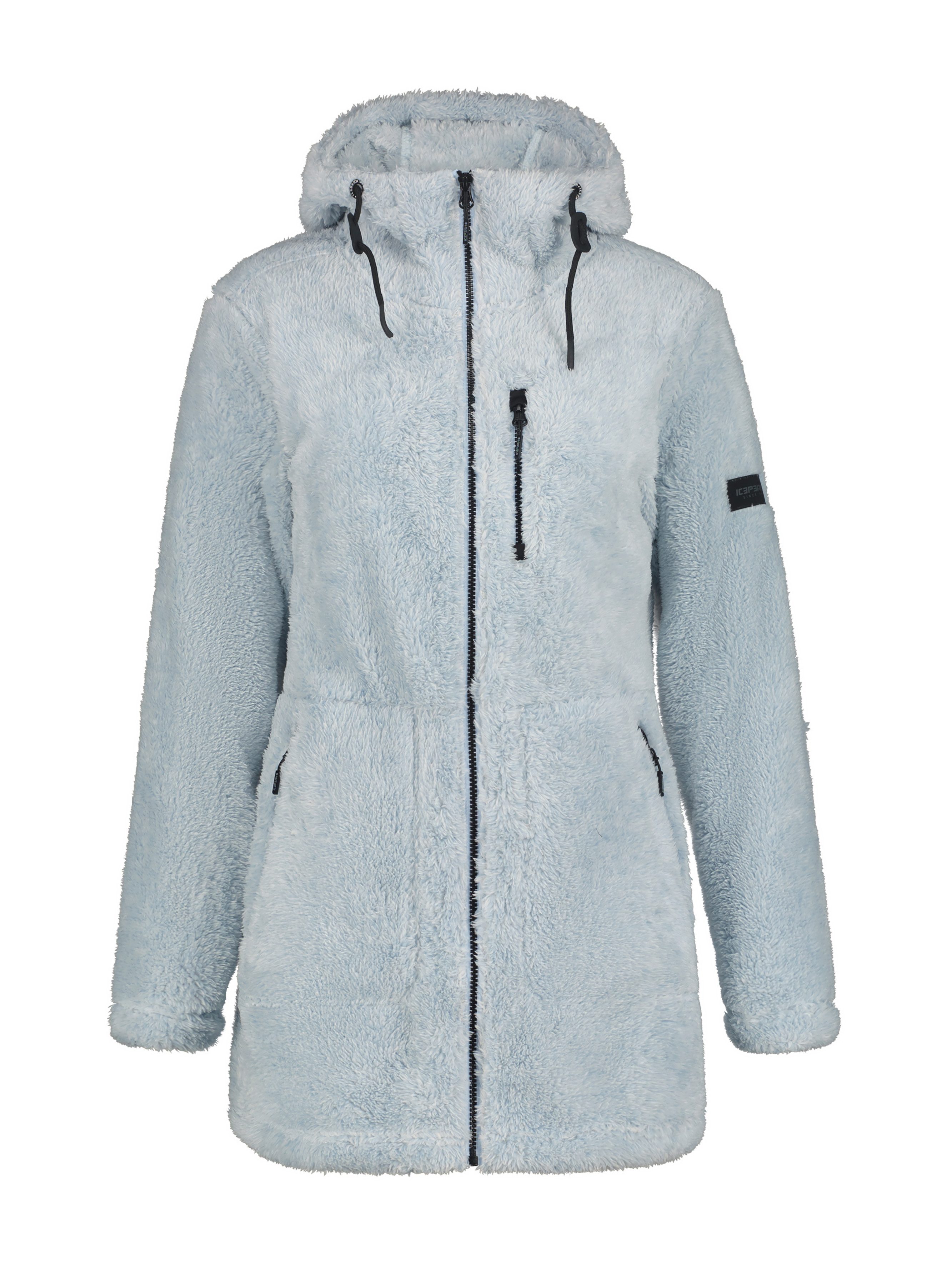 Icepeak Fleecejacke ICEPEAK CHELLES mit verstellbarer Kapuze, schnell trocknend, aus Polyester