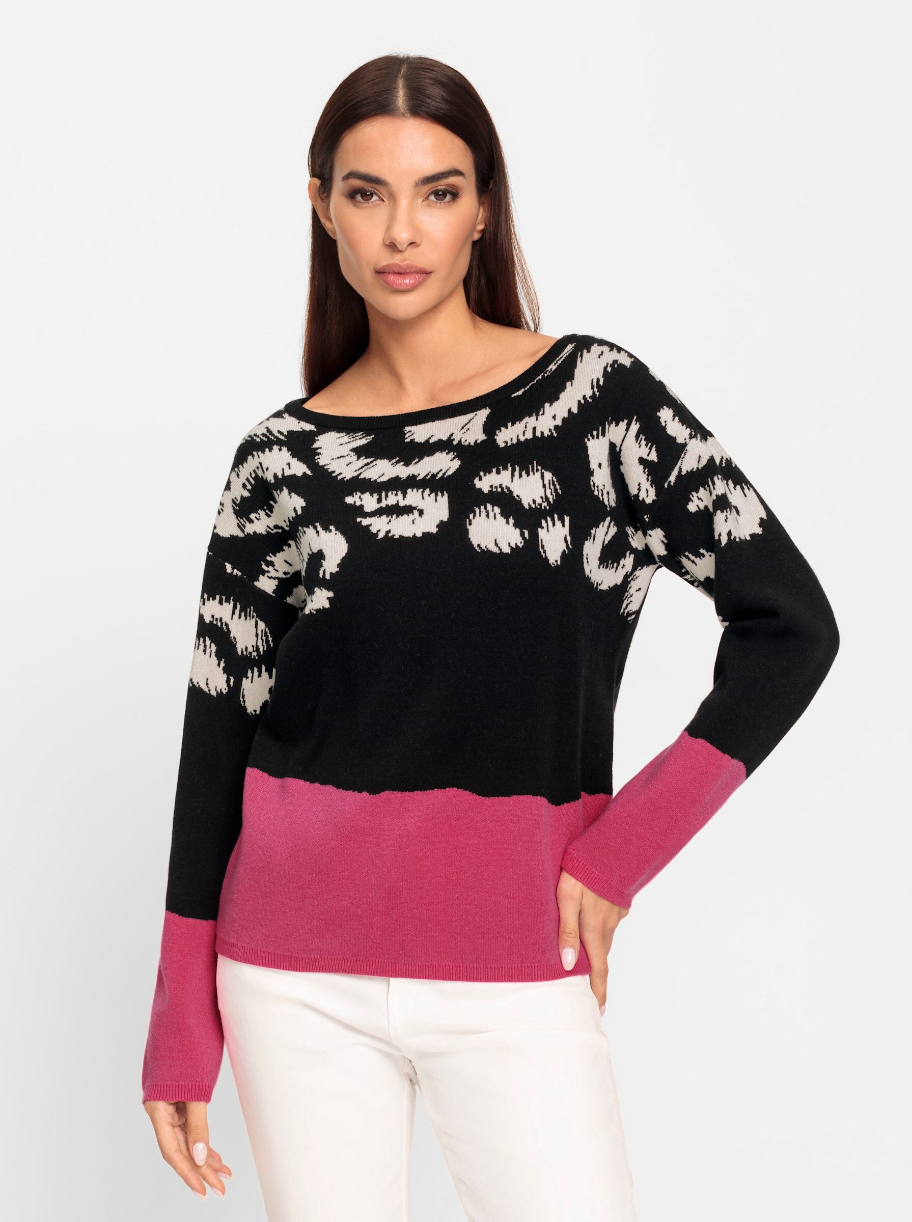 heine Jacquardpullover "Jacquard-Pullover" günstig online kaufen