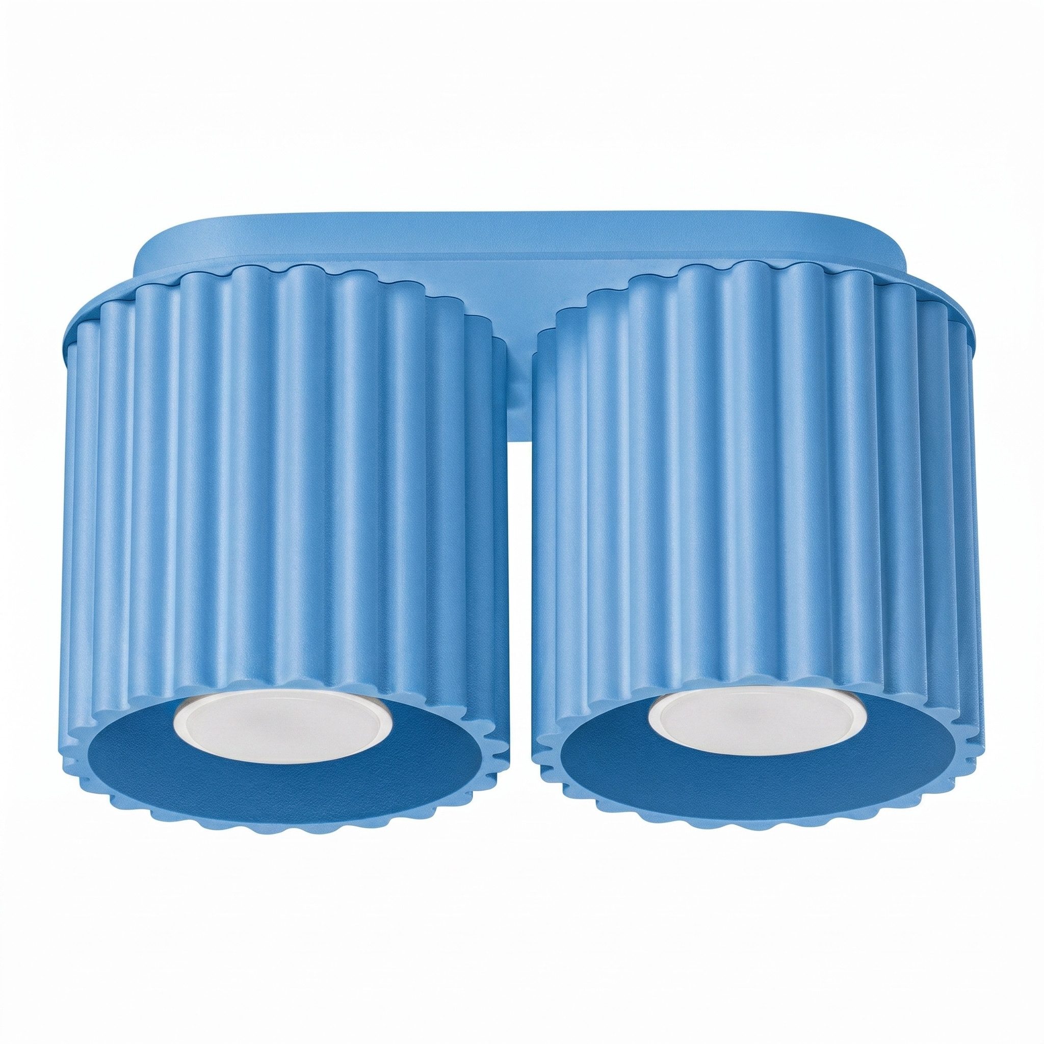 SOLLUX lighting Deckenleuchte Plafond AURA 2 himmelblau GU10, Nicht enthalten