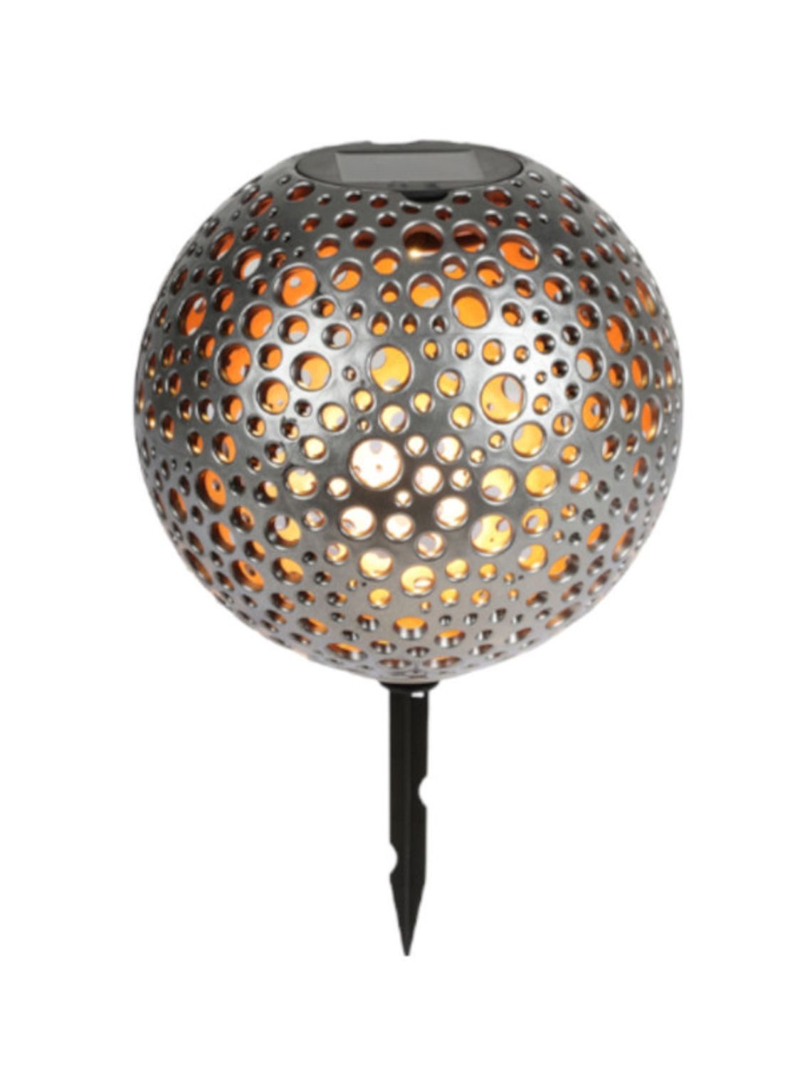 BURI Gartenleuchte Solar Kugelleuchte 20cm Gartenleuchte günstig online kaufen