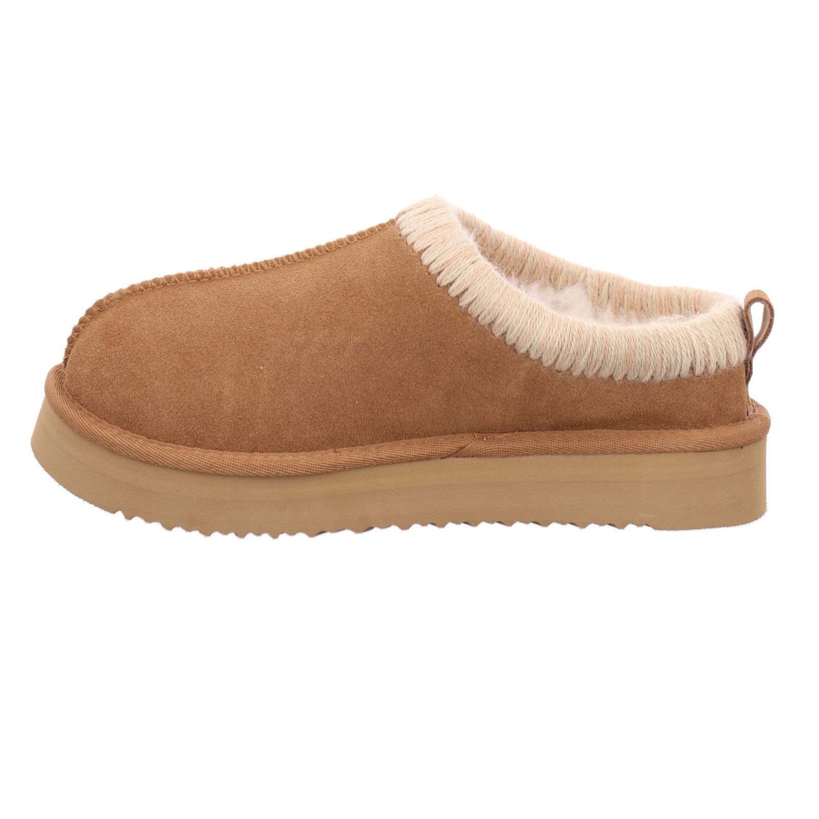 Rohde Genova Pantoffel Mules, Hausschuh, Homeslipper mit Lammfell