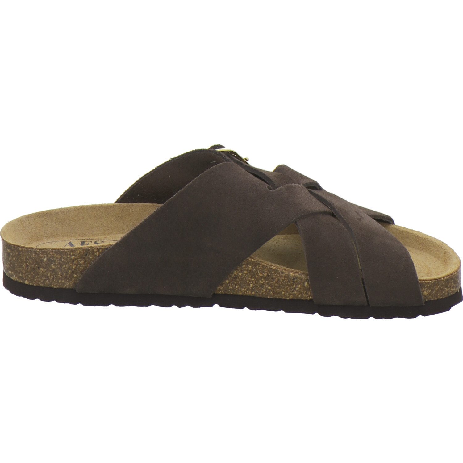 AFS-Schuhe 214176 Kralle Pantolette für Damen mit Fußbett, bequeme Sandalen aus Leder