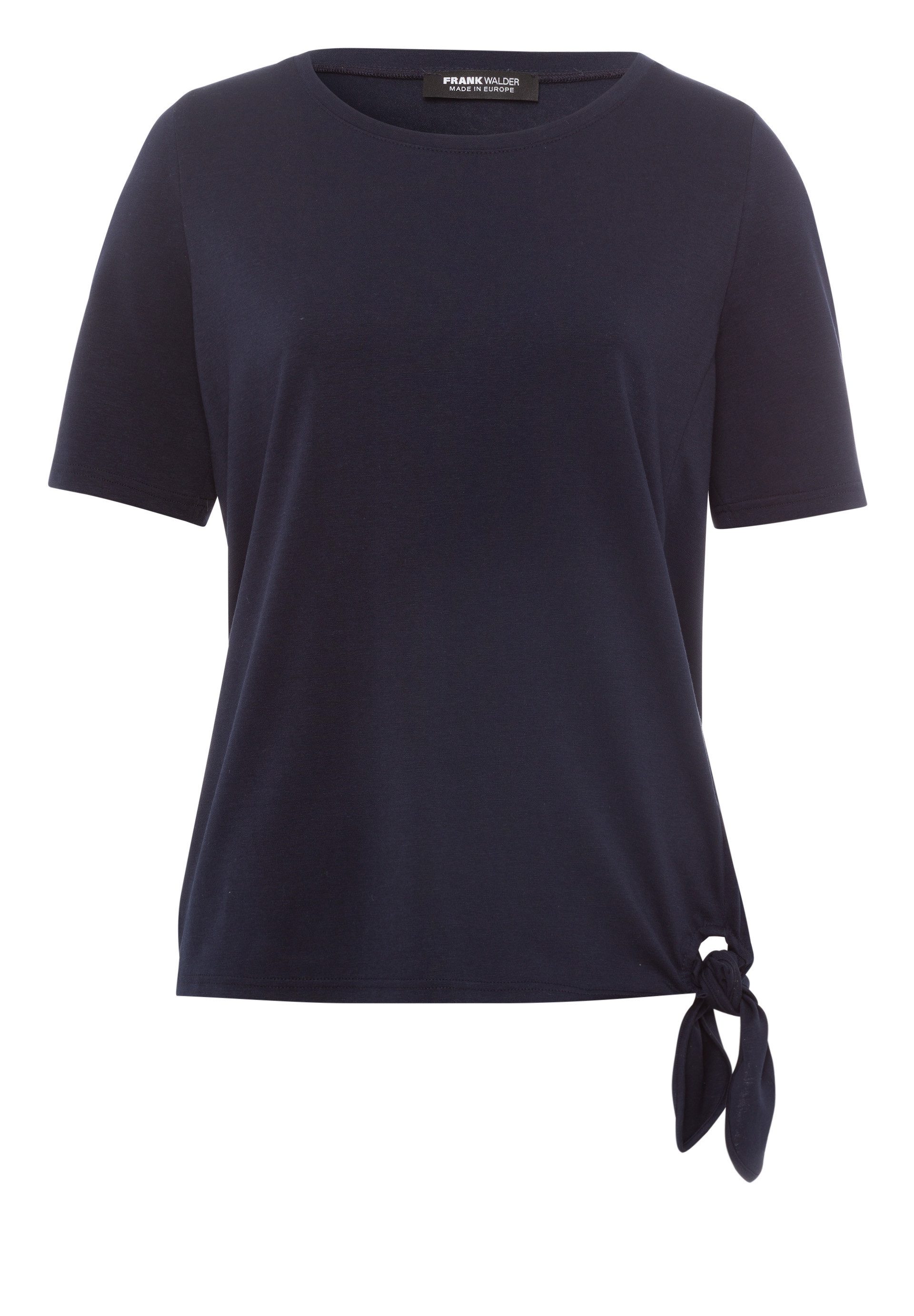 FRANK WALDER Kurzarmshirt mit Knotendetail günstig online kaufen