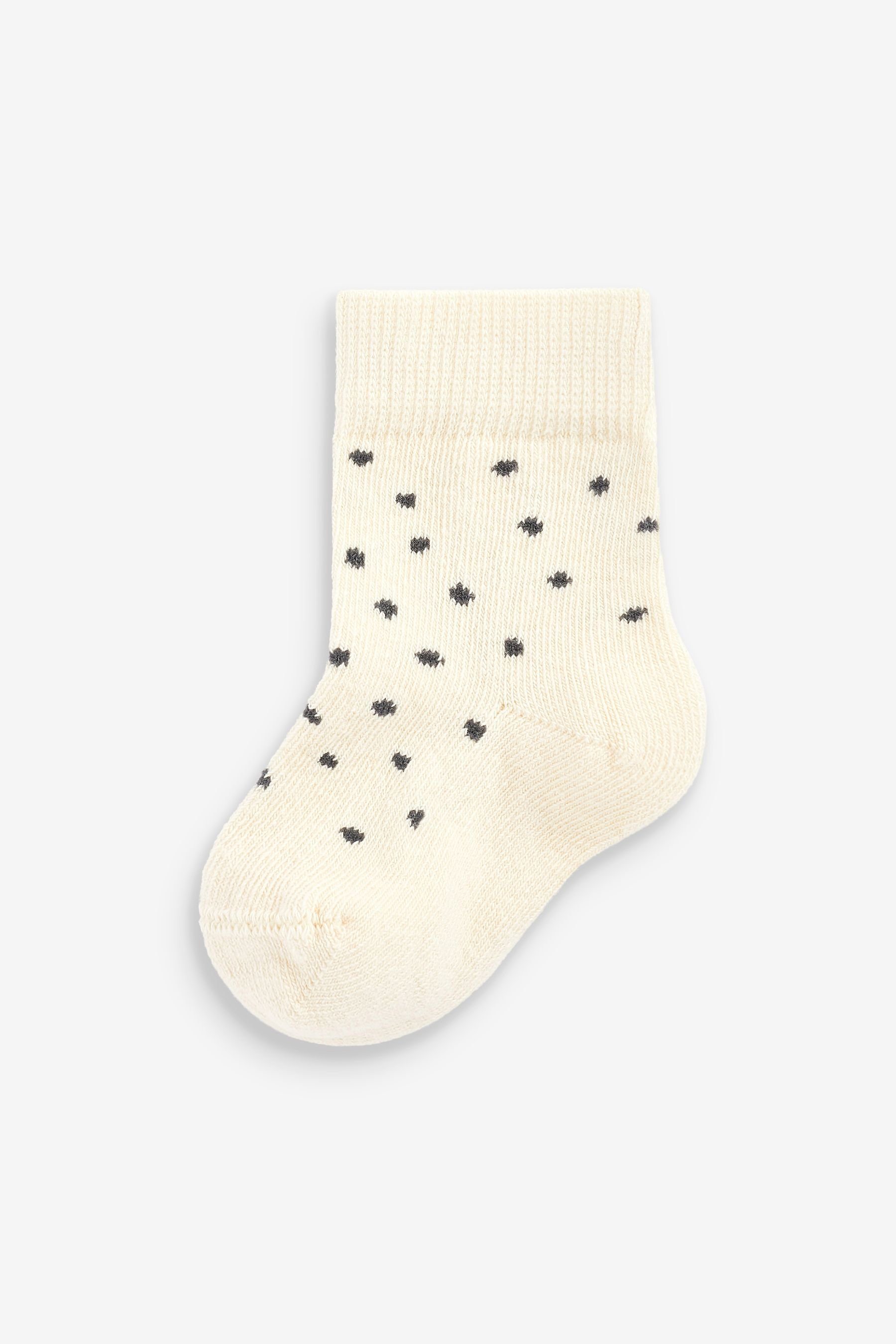 Next Kurzsocken 5 (5-Paar) x Beige Baby-Socken