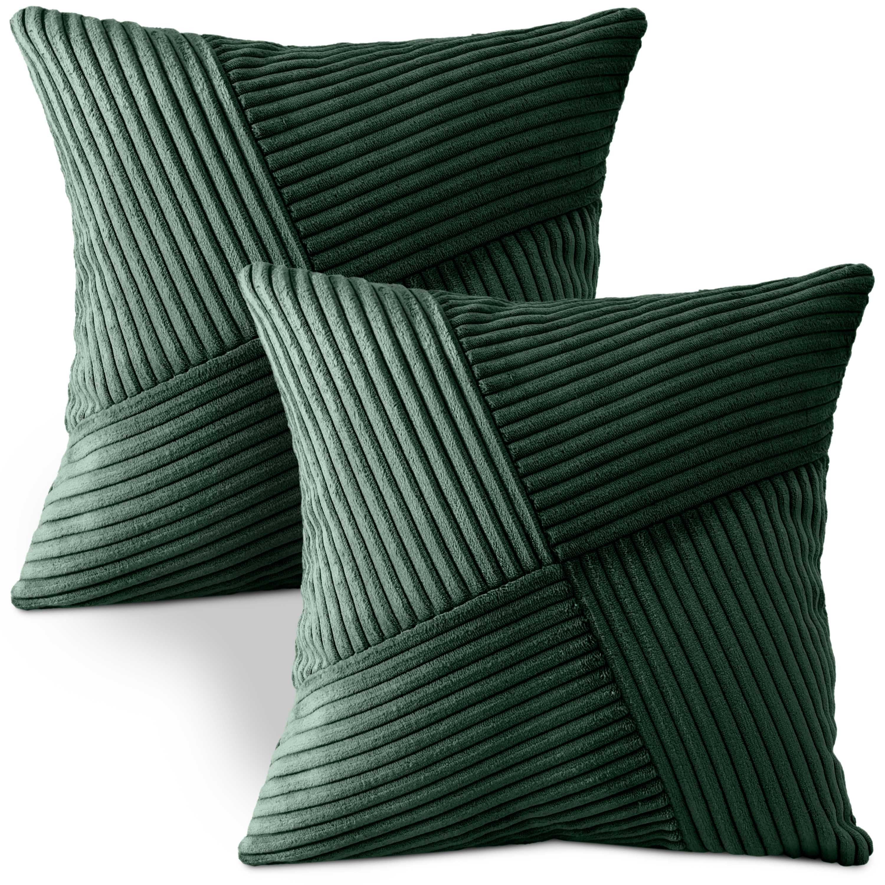 Amilian Kissenbezüge - 2er Set Kissenhüllen - Kissenbezug - Zierkissenbezüge, (2 Stück), 40x40 cm, Kissenhülle für Sofakissen, Dekokissen, Zierkissen, Kissen