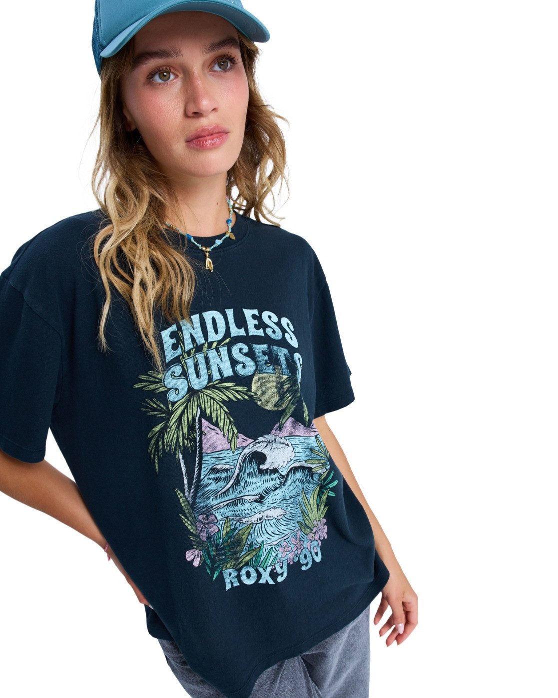 Roxy Oversize-Shirt Sunny Stone Wash günstig online kaufen