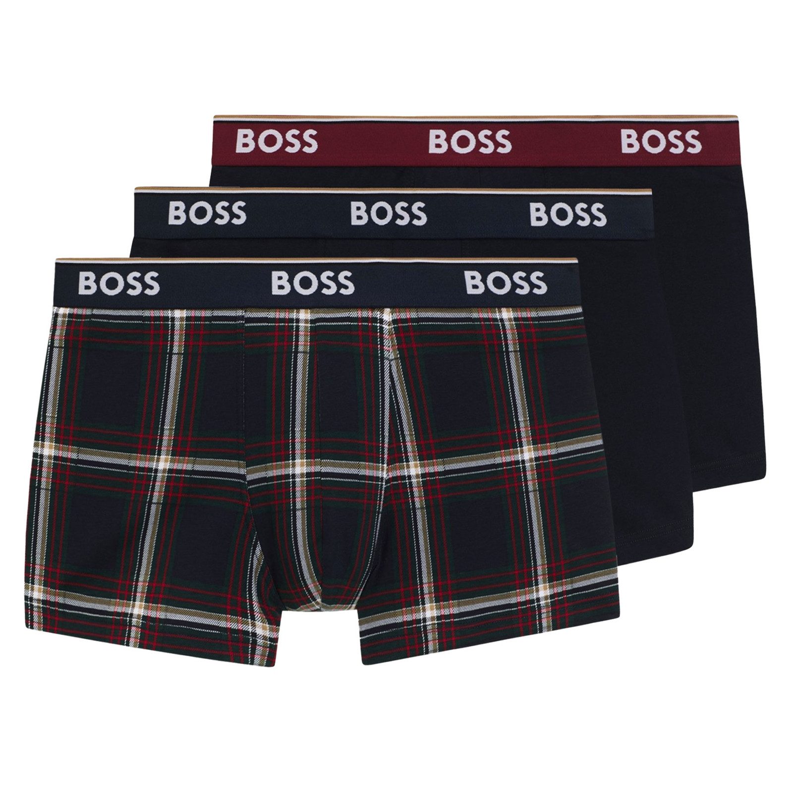 BOSS Boxer Trunk Power Design (3-St., 3er Pack) mit breitem Webgummibund günstig online kaufen