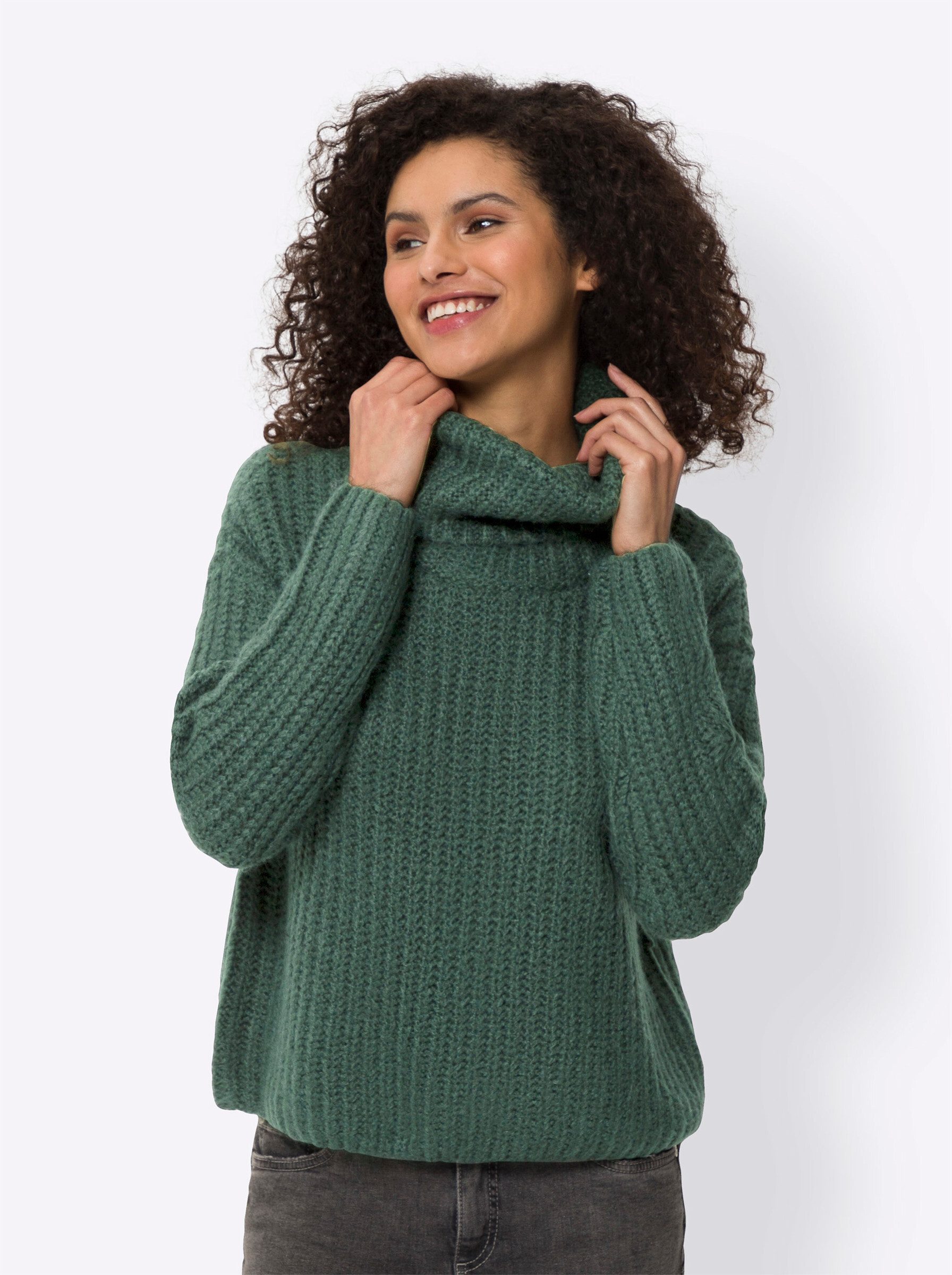heine Strickpullover Rollkragenpullover . günstig online kaufen