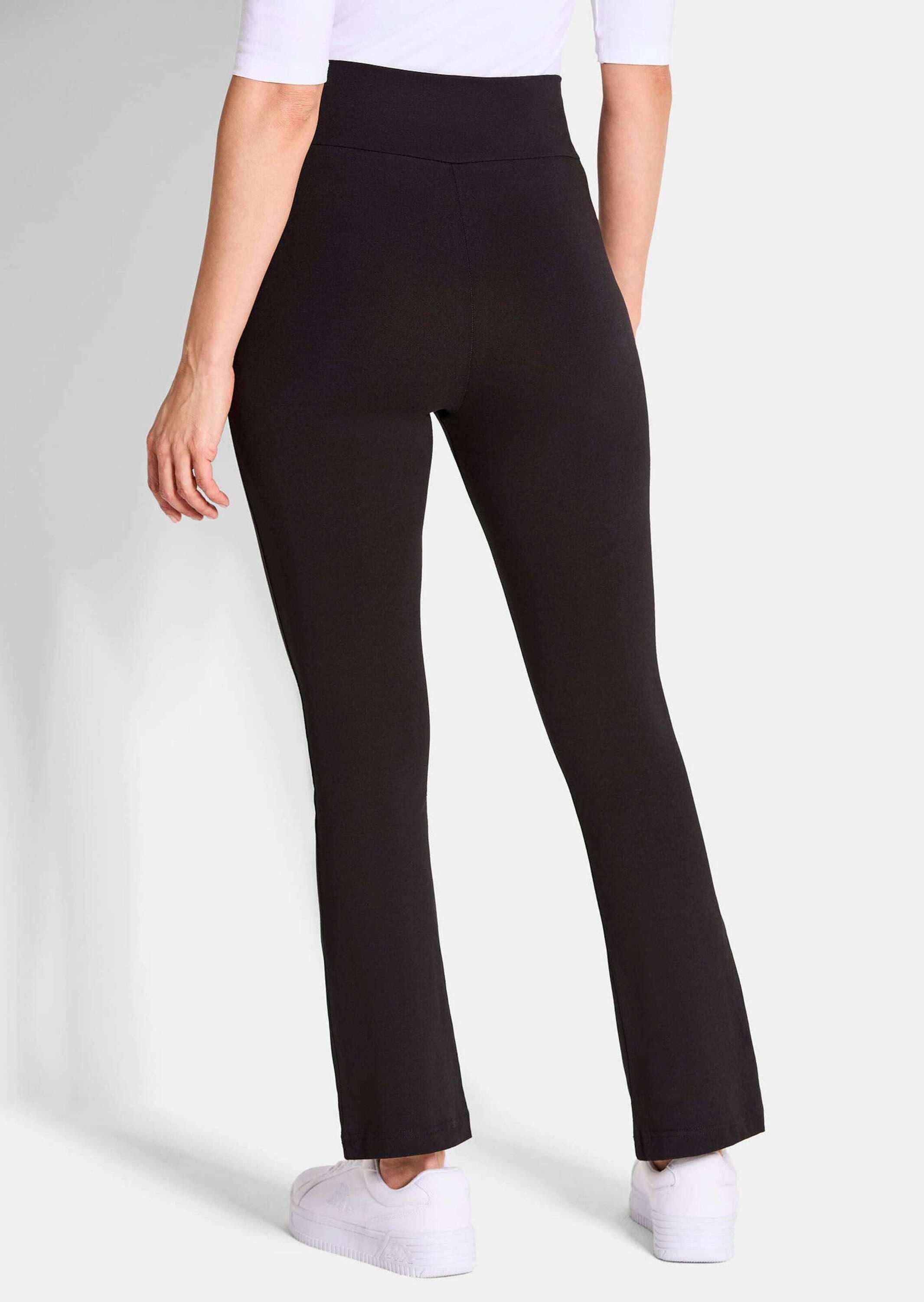 GOLDNER Jogginghose Kurzgröße: Ausgestellte Leggings im Doppelpack Lange Ba günstig online kaufen