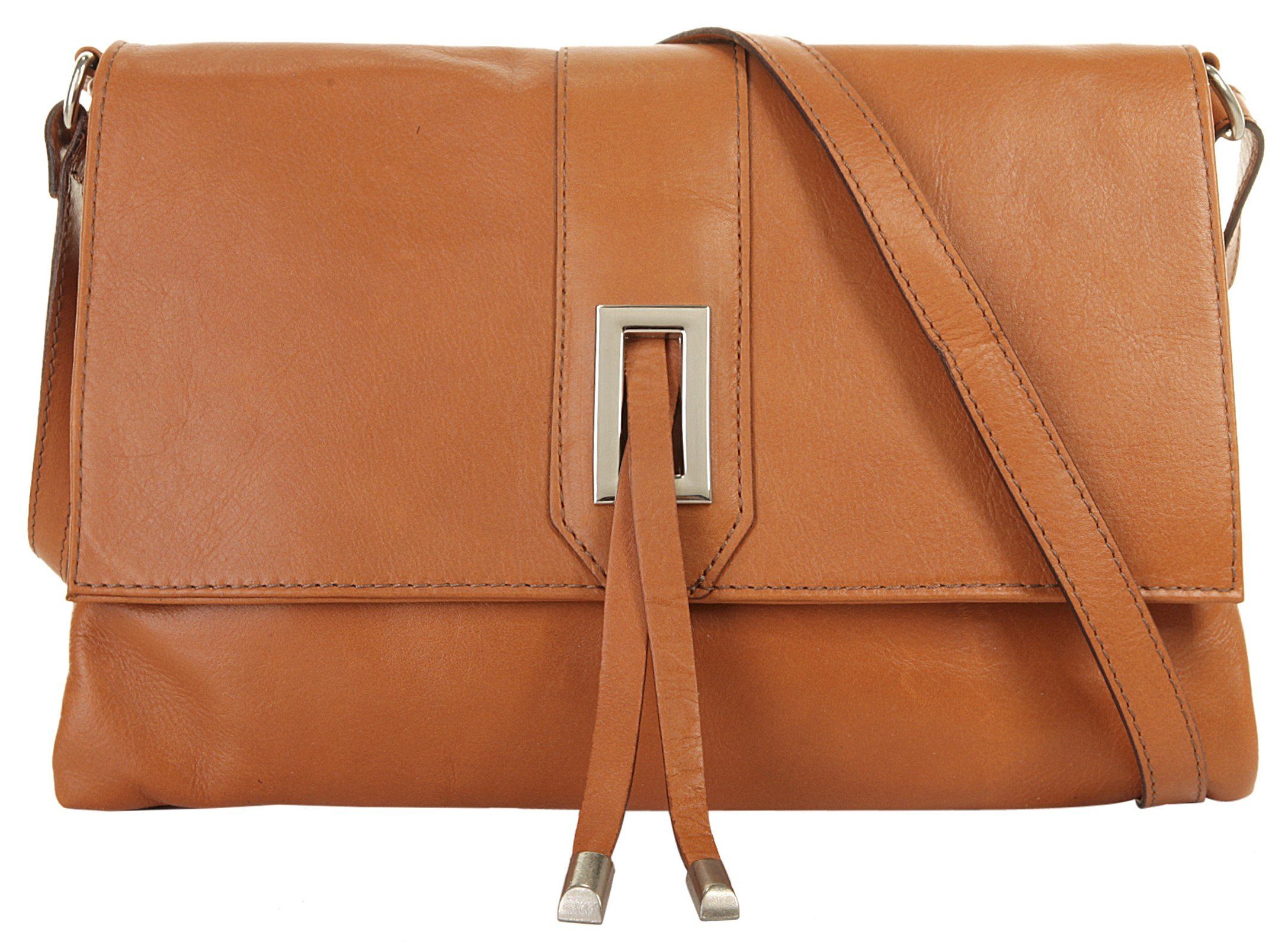 Cluty Umhängetasche echt Leder, Made in Italy günstig online kaufen