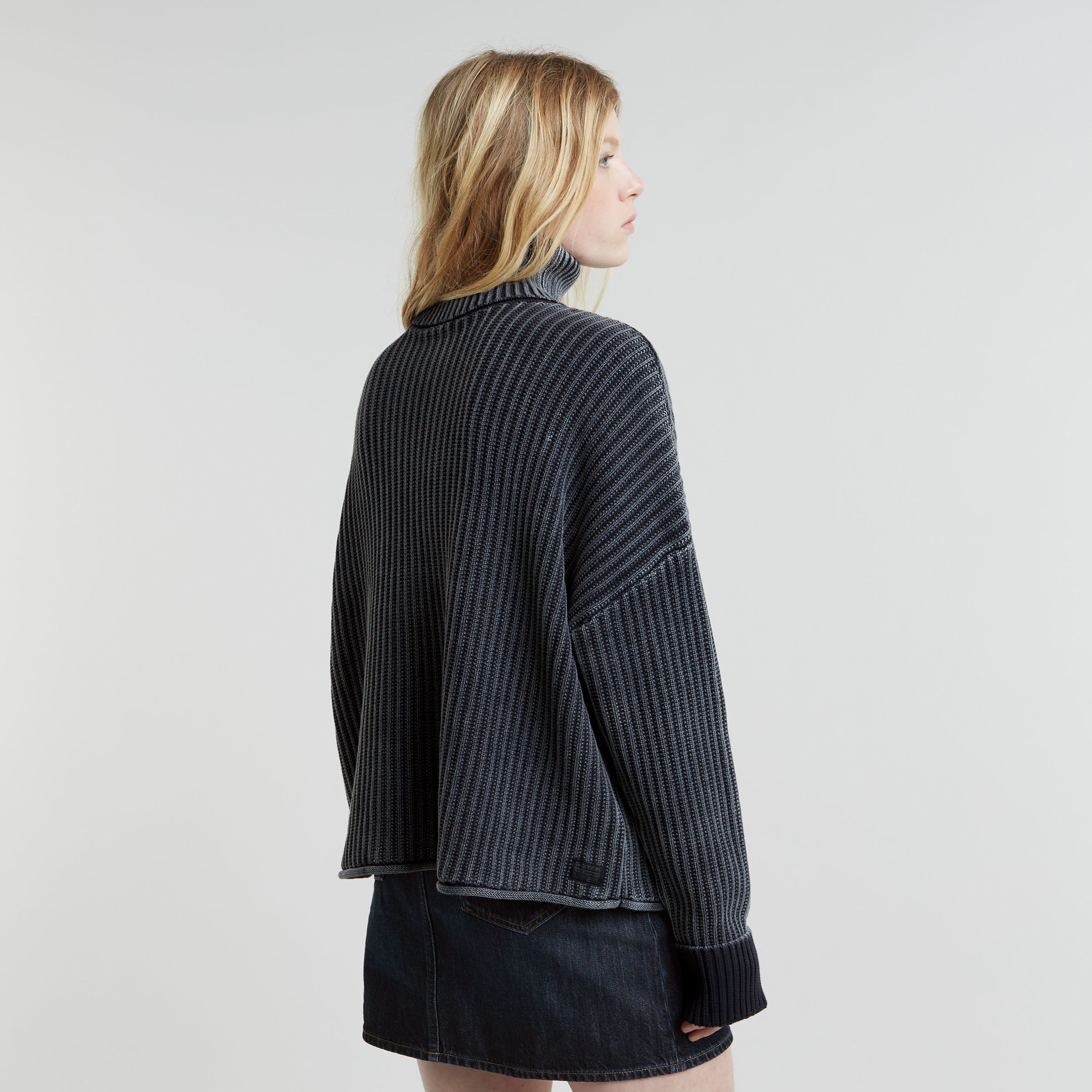 G-STAR Strickpullover Loose Overdyed Turtle Knit günstig online kaufen