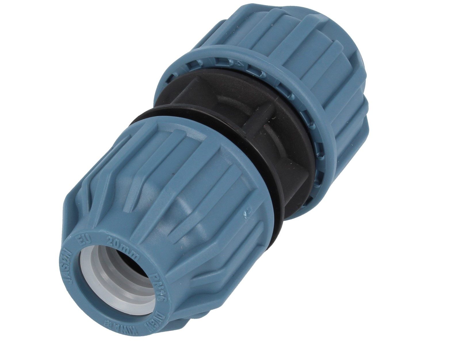 Mega Group Rohrverbinder PP-Klemmkupplung reduziert - für PE-Rohr - DVGW zugelassen