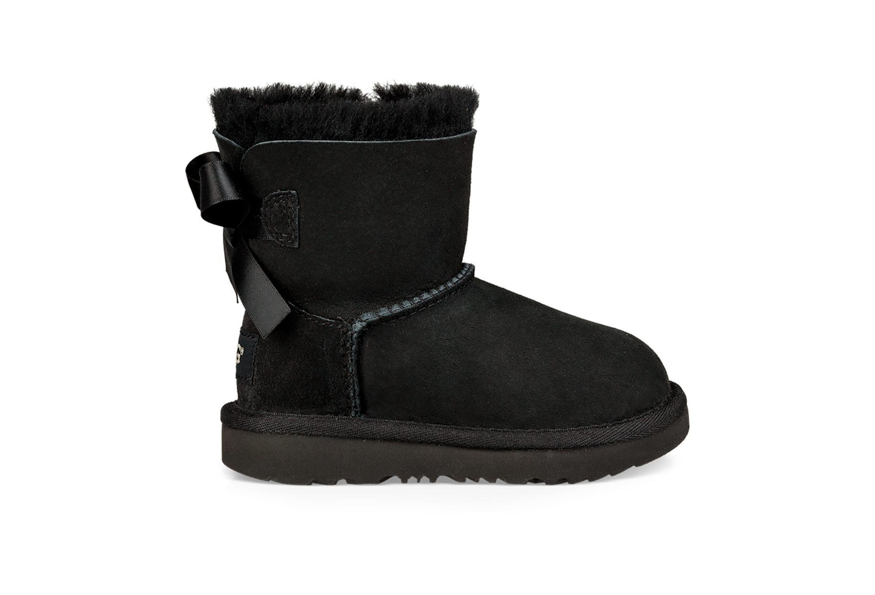 UGG Winterboots Kurzstiefel, Schlupfboots mit Schleife an der Rückseite