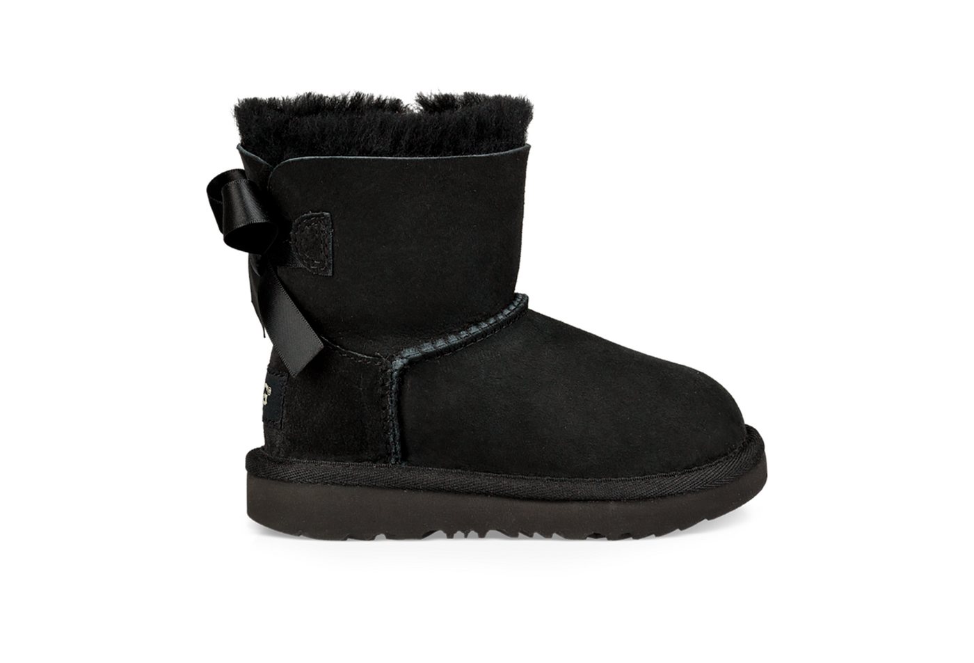 UGG Winterboots Kurzstiefel, Schlupfboots mit Schleife an der Rückseite