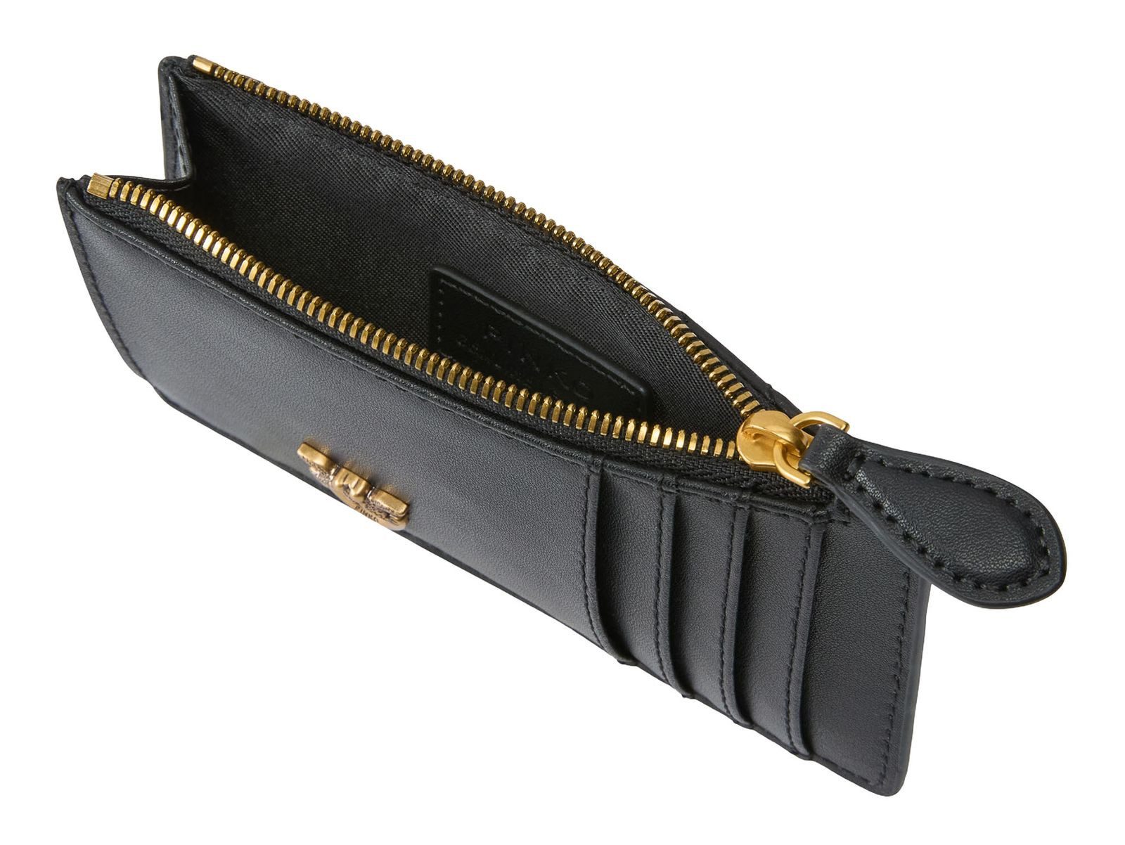 PINKO Kartenetui Cardholder Sheep Nappa Chevron, aus echtem Rindsleder