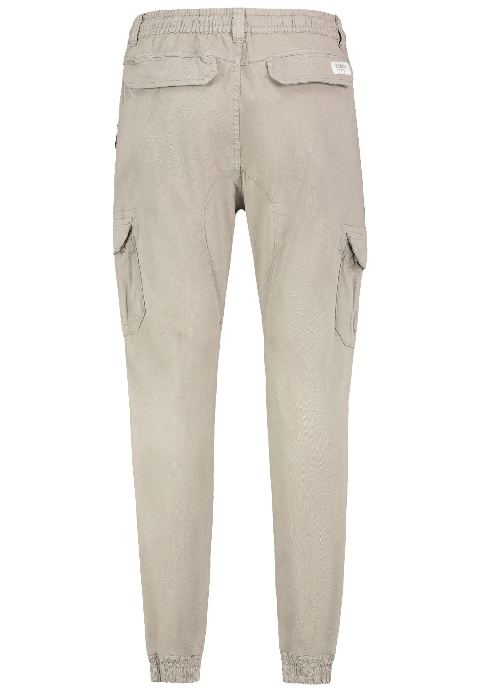 SUBLEVEL Cargohose mit elastischen Bündchen und Kordelzug Jogger Pants