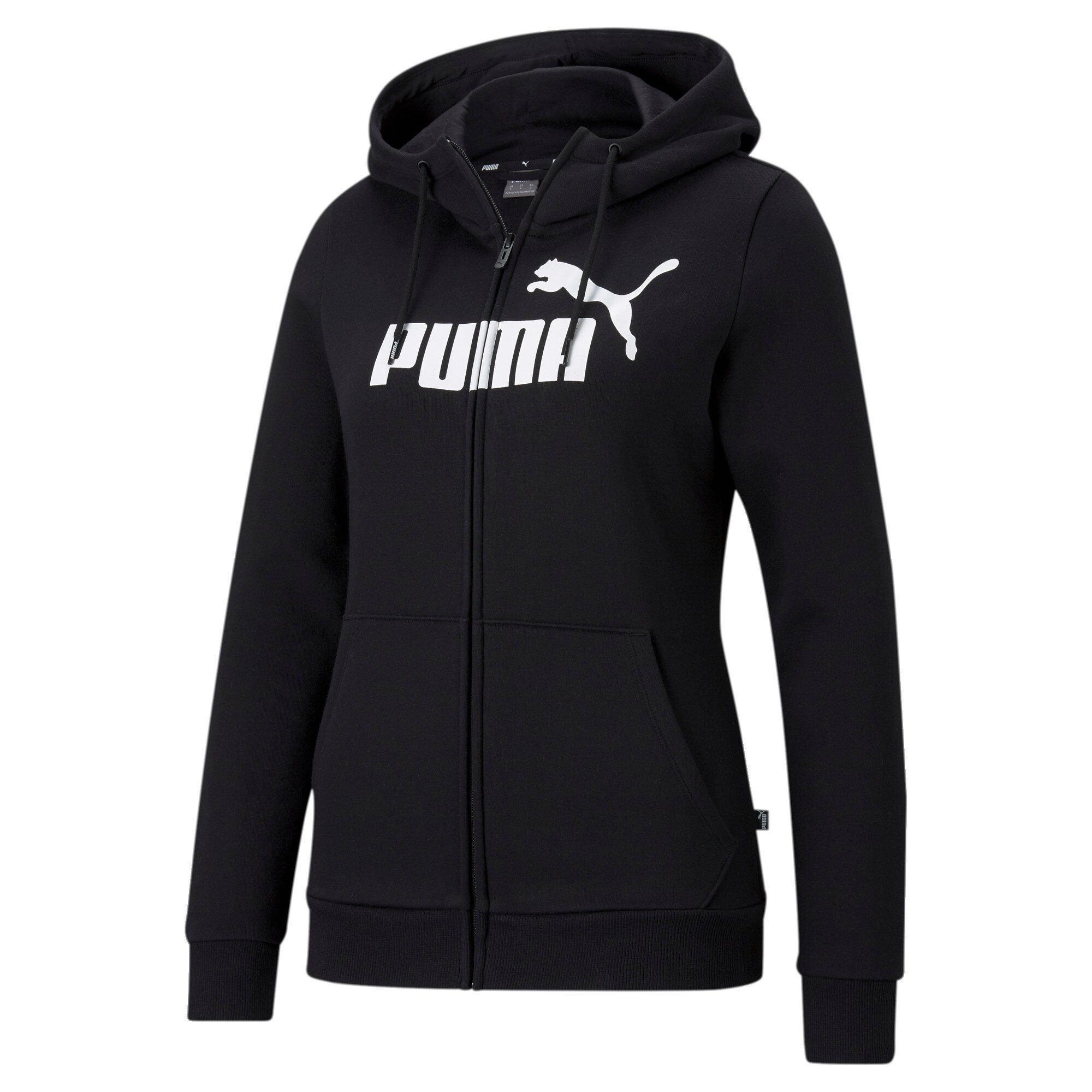 PUMA Kapuzensweatshirt ESS LOGO FULL-ZIP HOODIE FL