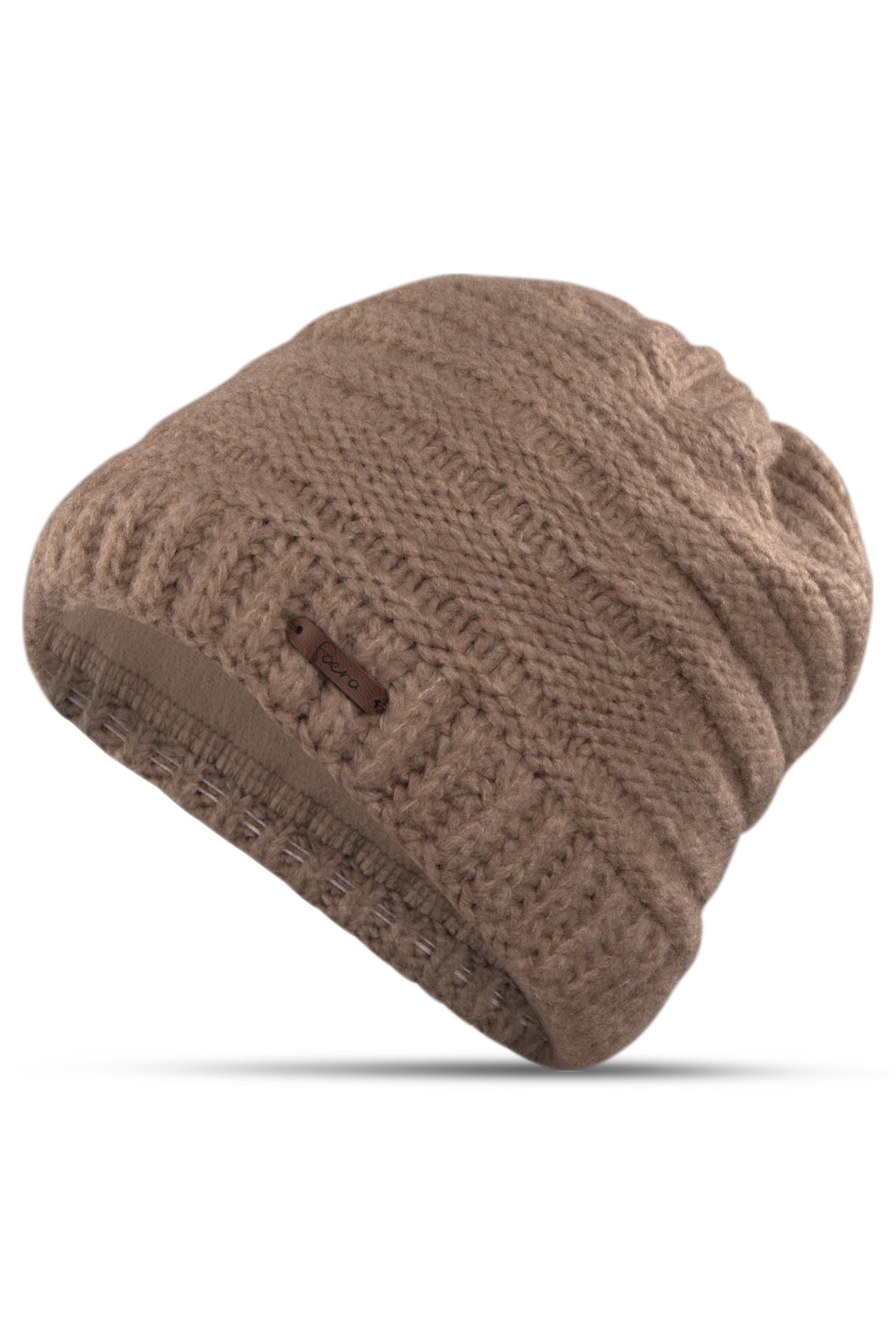 malito more than fashion Strickmütze gefütterte Beanie Wintermütze M219 gefütterte Beanie Wintermütze Unisex