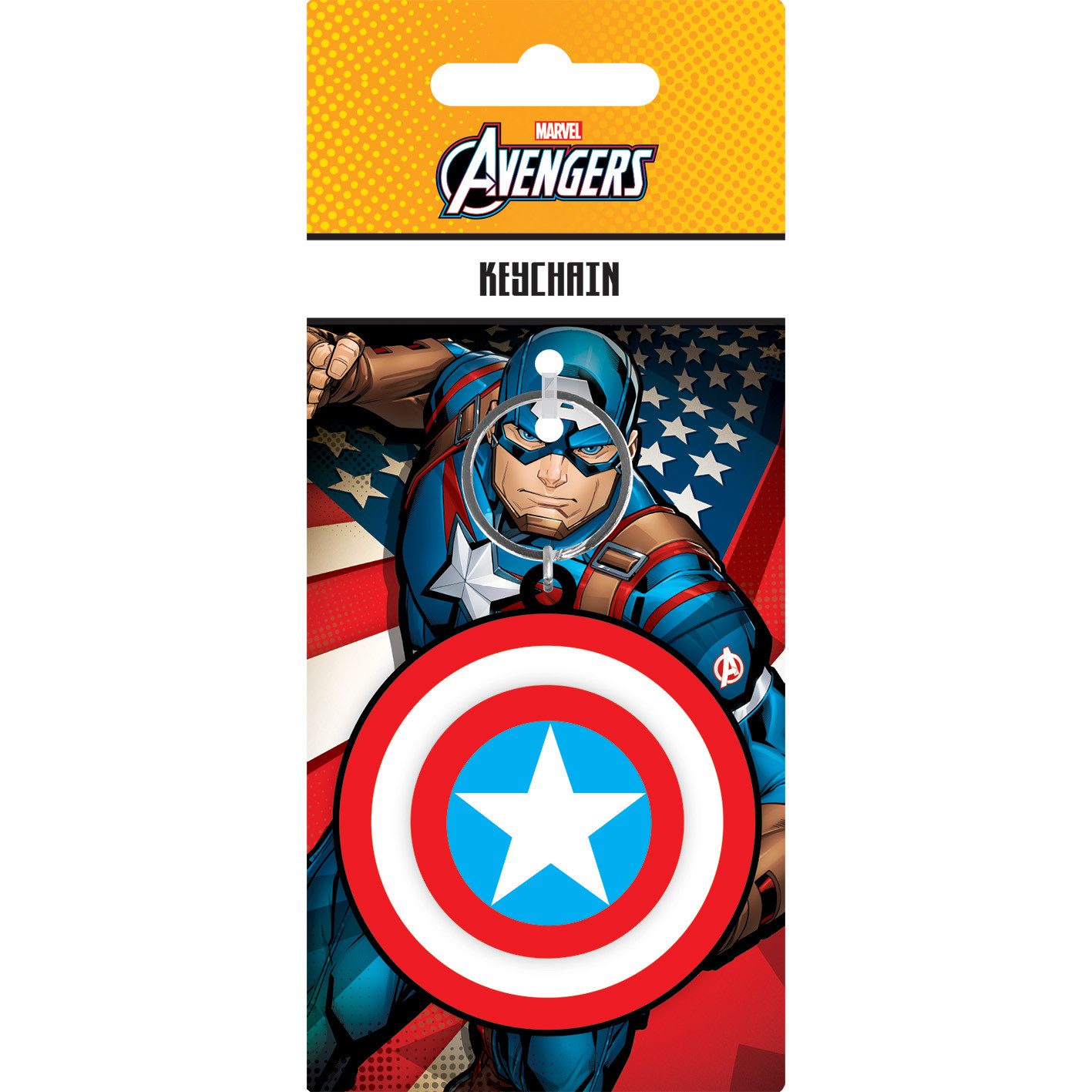 Schlüsselanhänger Captain America Shield - Spinner Keyring