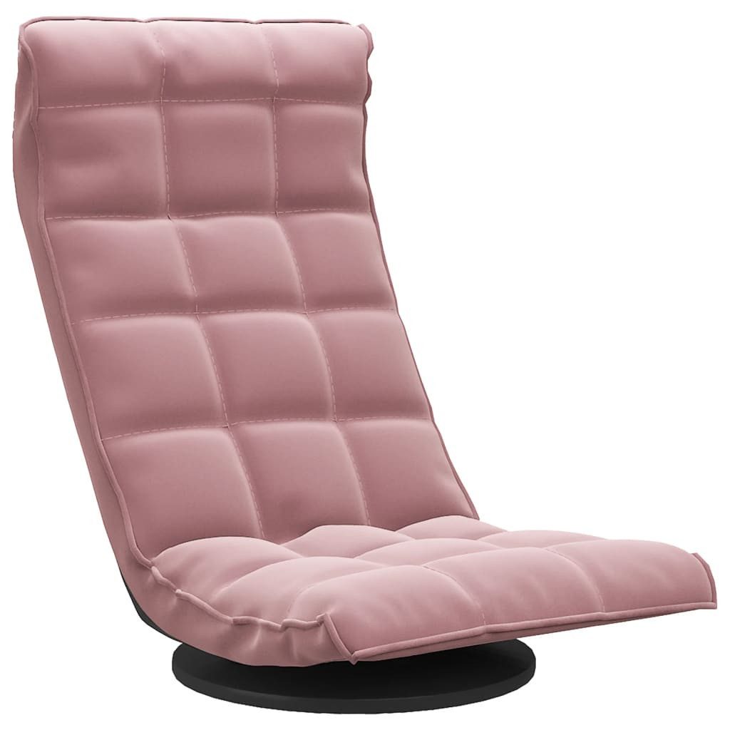 vidaXL Bodenkissen Bodenstuhl Drehbar Rosa Samt günstig online kaufen