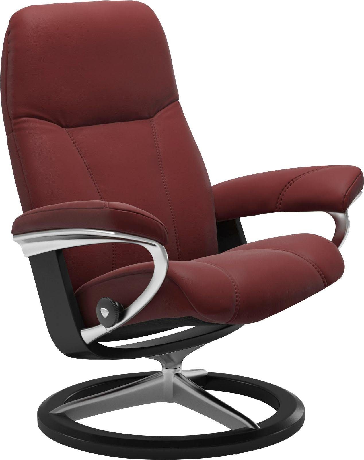 Outlet-Store Stressless® Relaxsessel Consul, mit Signature Gestell Base, S, Größe Schwarz