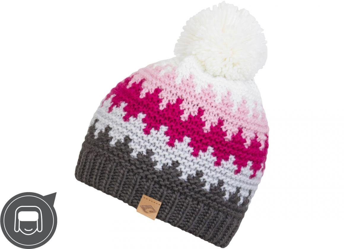 chillouts Strickmütze Ross Hat grey/pink