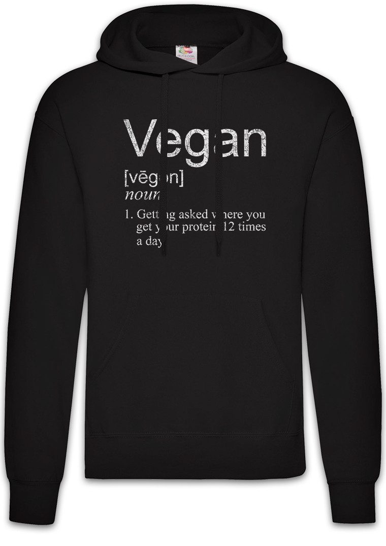 Hoodie Vegan Proteines Herren Hoodie Muscles Gym Bodybuilding Fitnessstudio