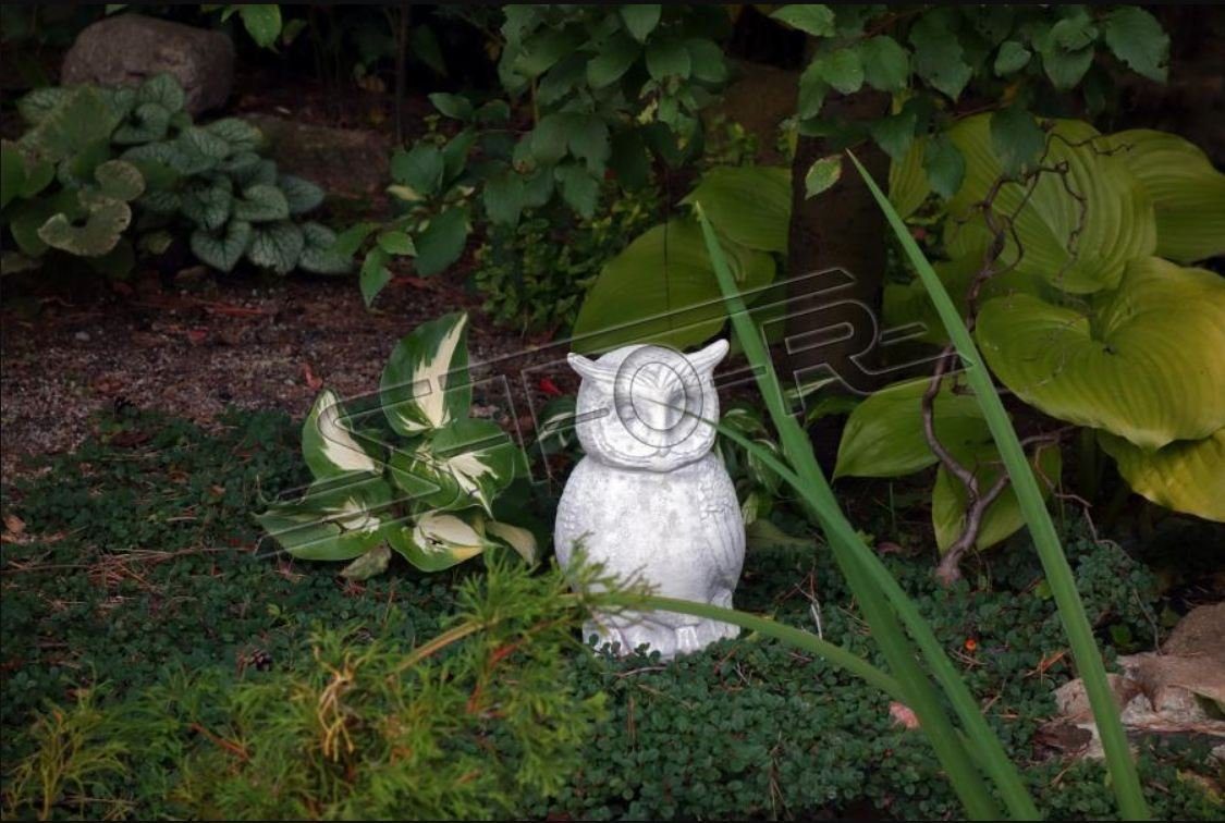 JVmoebel Skulptur Garten Dekoration Eule Terrasse Stein Figuren Figur Deko Statue Skulptur Neu