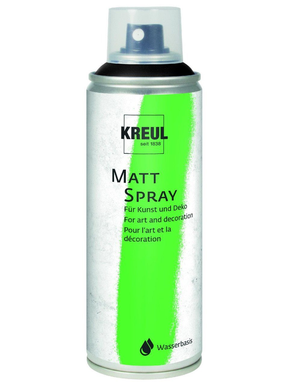 Kreul Sprühfarbe Kreul Matt Spray schwarz 200 ml
