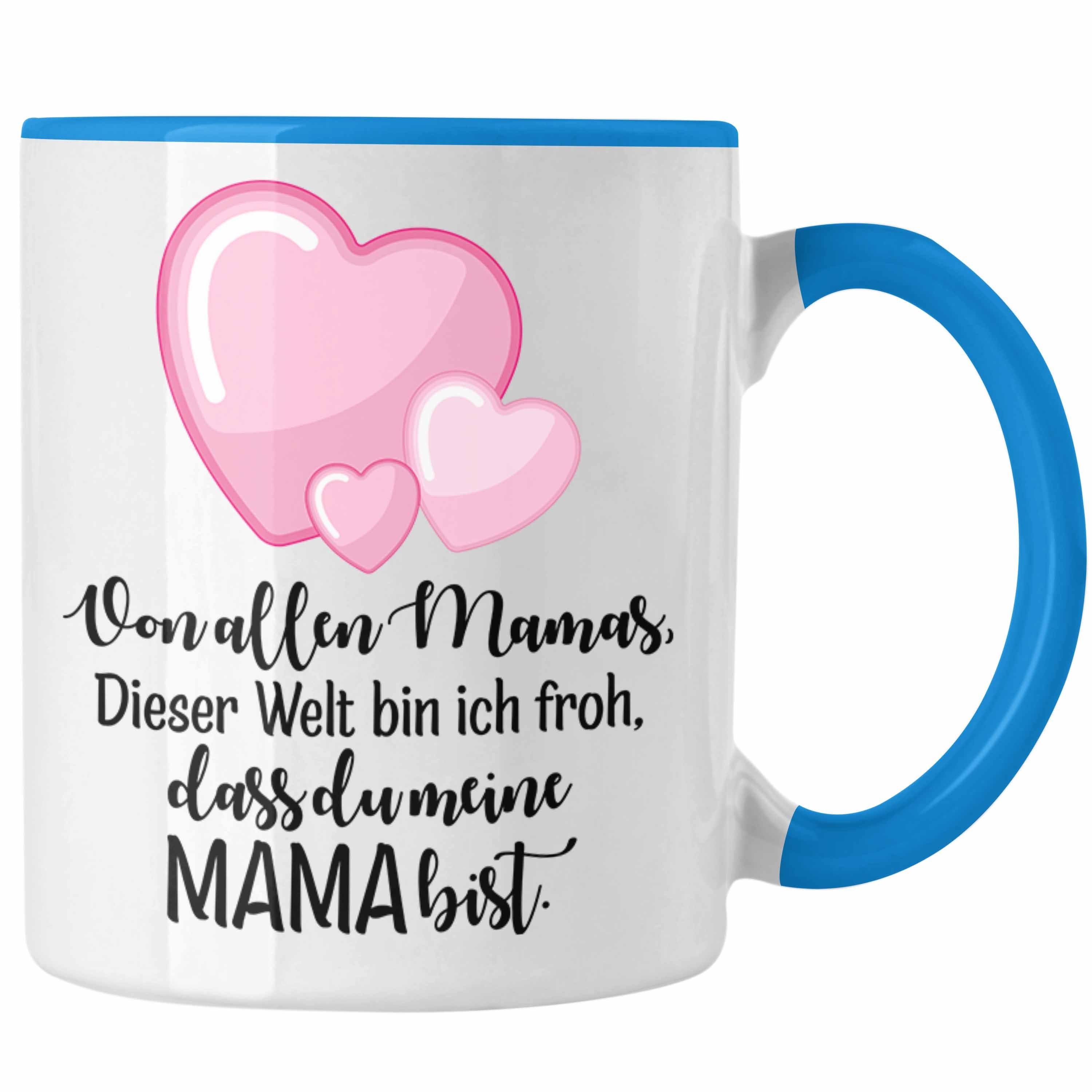 zum von Geschenk Mama Trendation Lustig Tochter Tasse Kaffeetasse - Mutter Beste Blau Geburtstag Trendation Muttertagsgeschenk Tasse Weihnachten Geschenke Muttertag