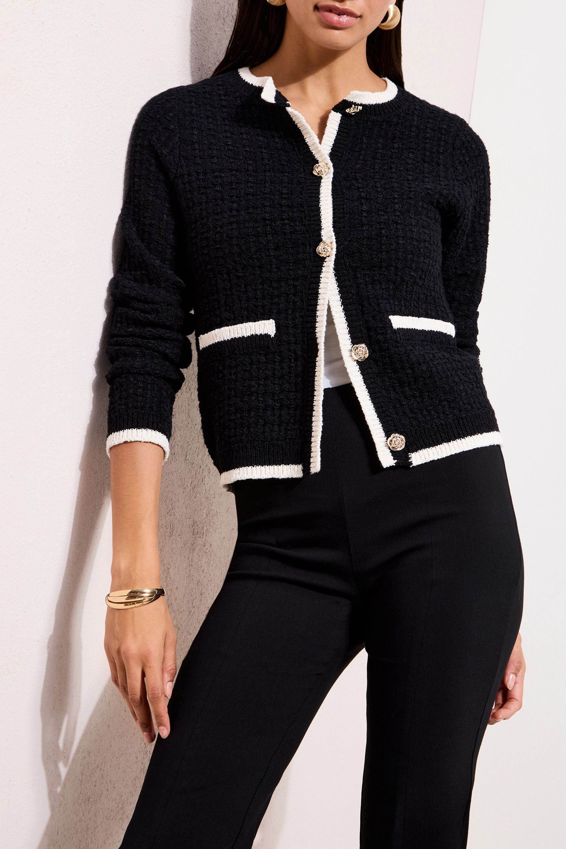 Friends Like These Strickjacke Friends Like These Boucé-Strickjacke (1-tlg) – Bild 3 von 5