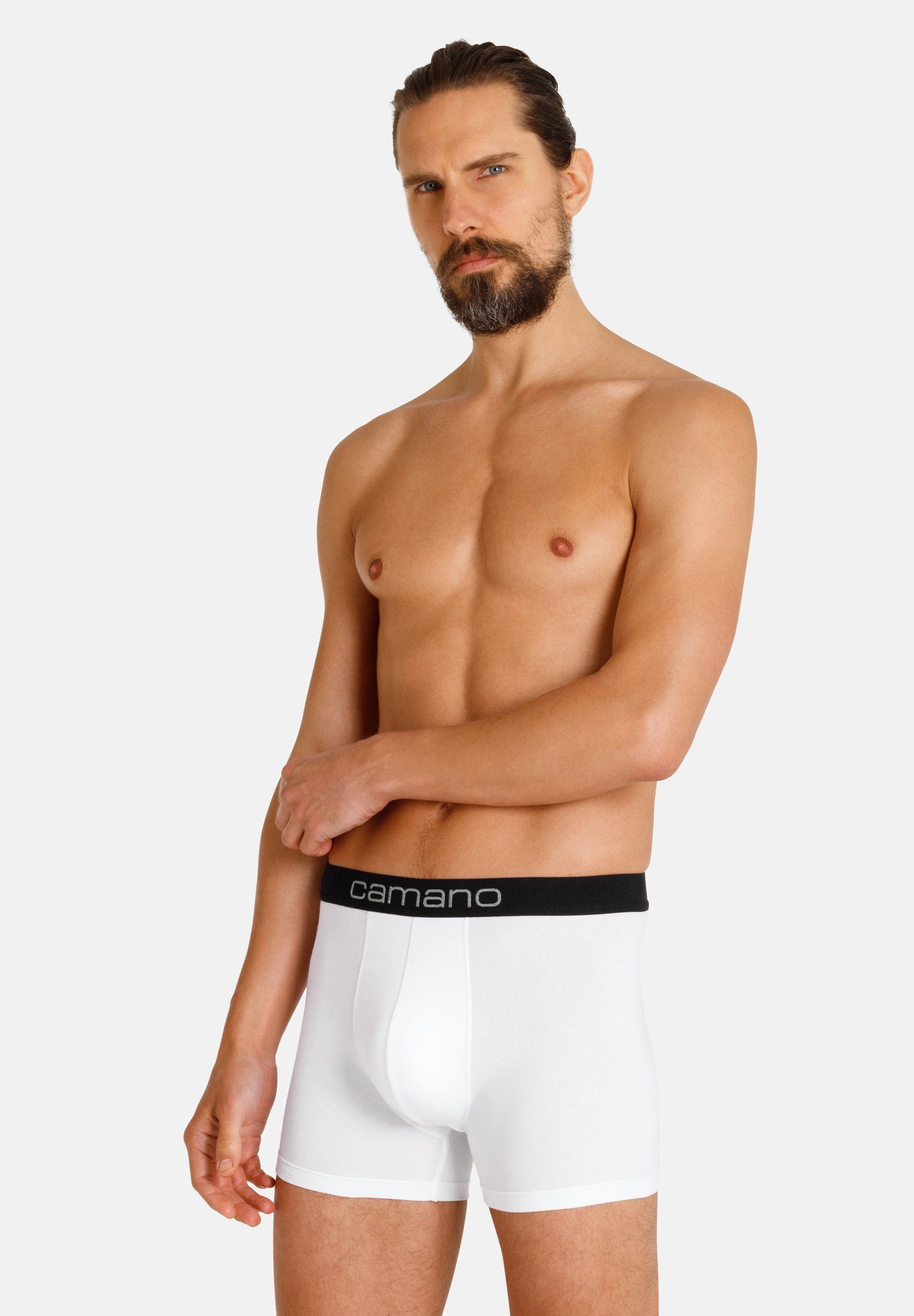 Camano Boxershorts Comfort mit nachhaltigerer Baumwolle (BCI) (2-St) 2er Pack weiß | Boxershorts