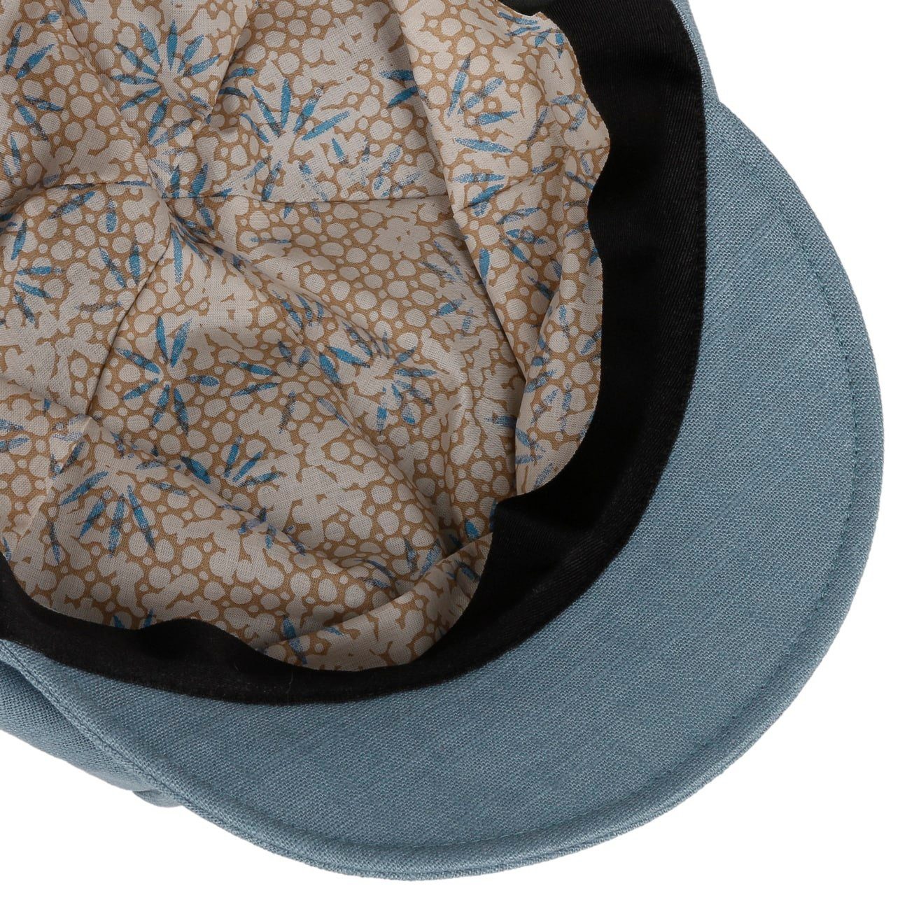 Mayser Ballonmütze (1-St) Newsboy Cap mit Schirm, Made in the EU