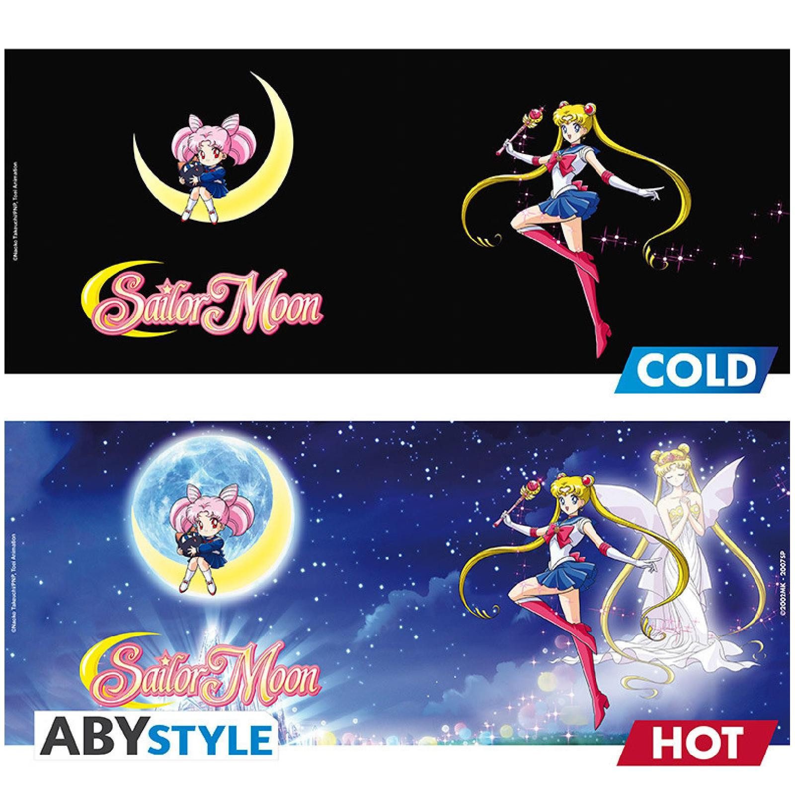 ABYstyle Tasse SAILOR MOON - Wärmewechsel Tasse - 460ml - Sailor & Chibi