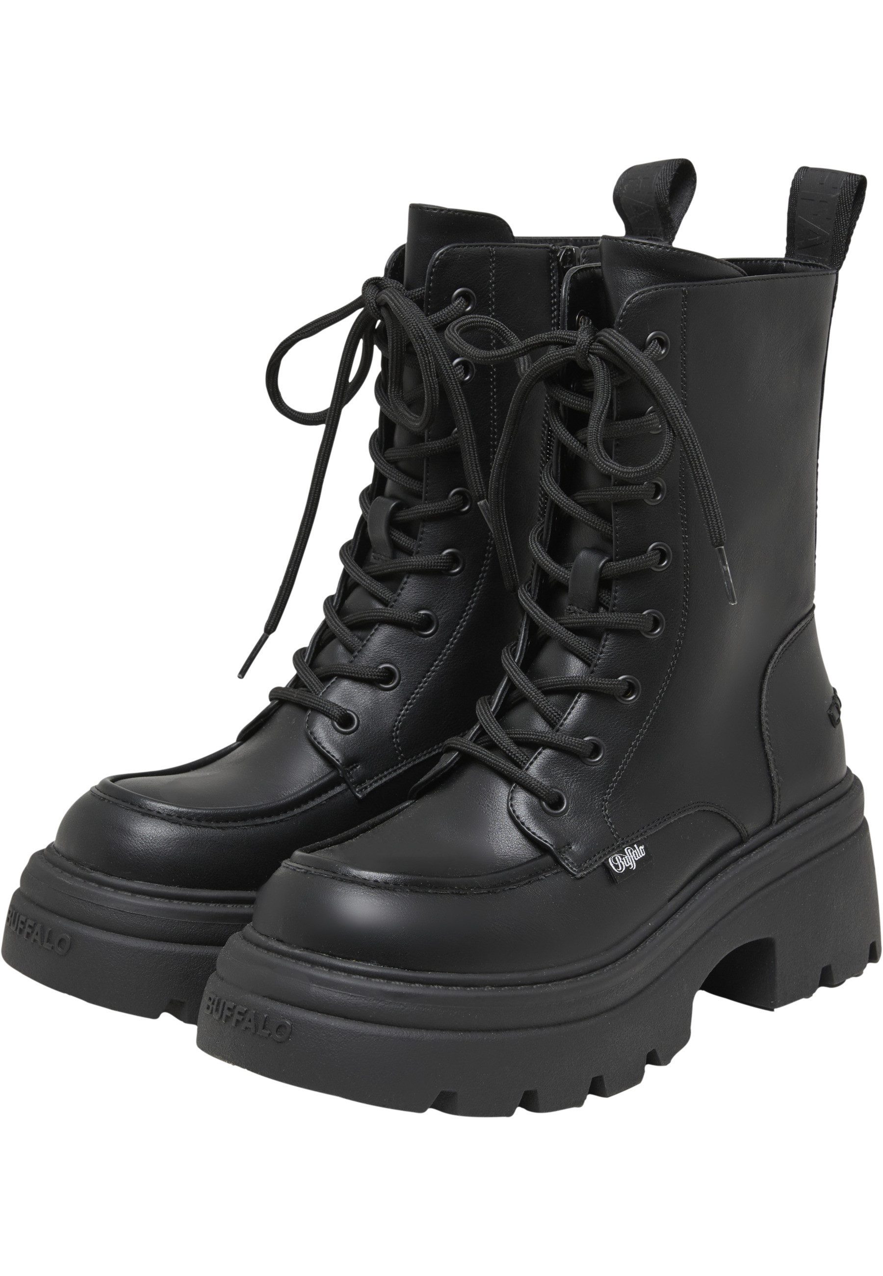 Buffalo Buffalo ZAVEN LACE UP MID - VEGAN NAPPA Stiefel