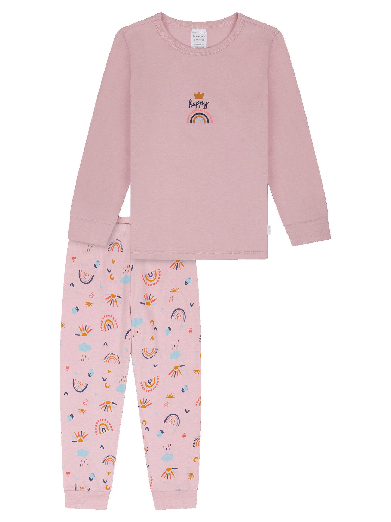 Schiesser Pyjama Horse World (2 tlg) schlafanzug schlafmode bequem – Bild 2 von 4