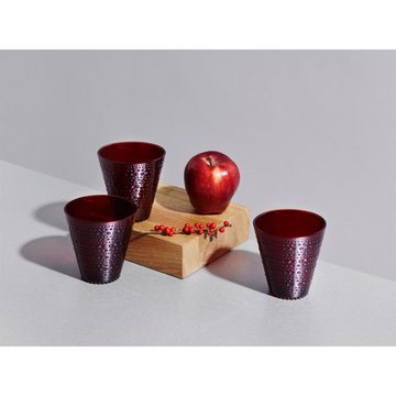 IITTALA Leerglas Gläser Kastehelmi Cranberry Rot (2-teilig)
