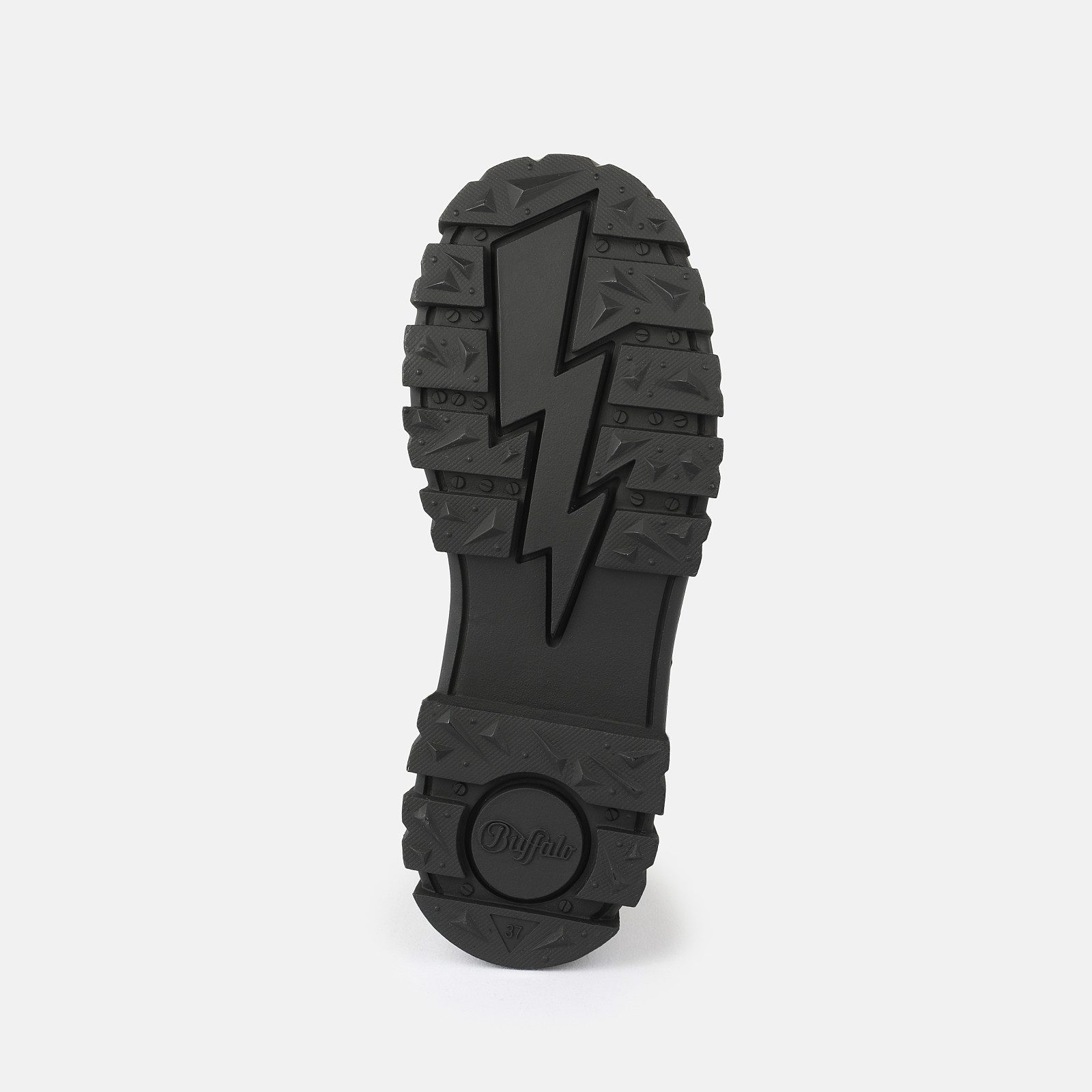 Buffalo ASPHA CLS Schnürschuh Plateauschuh, Halbschuh in trendiger Leo-Optik, mit Profilsohle
