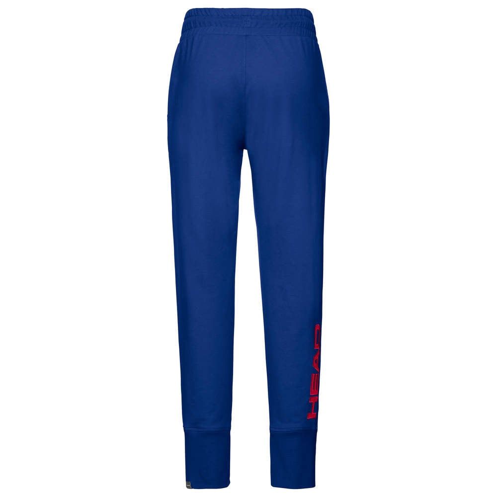 Head Sporthose Tennishose Pant Club Rosie lang royalblau/rot Damen