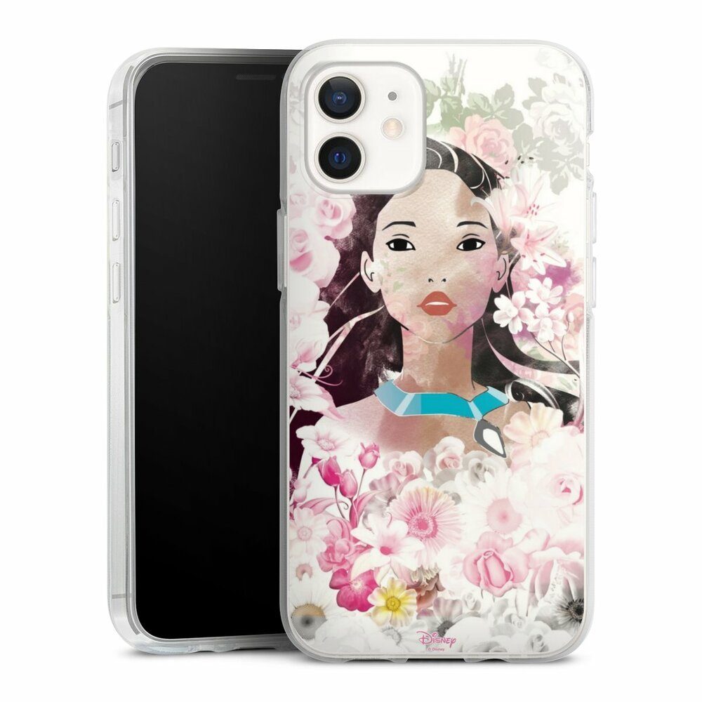 DeinDesign Handyhülle Pocahontas Disney Offizielles Lizenzprodukt Colors Of The Wind, Apple iPhone 12 Silikon Hülle Bumper Case Handy Schutzhülle