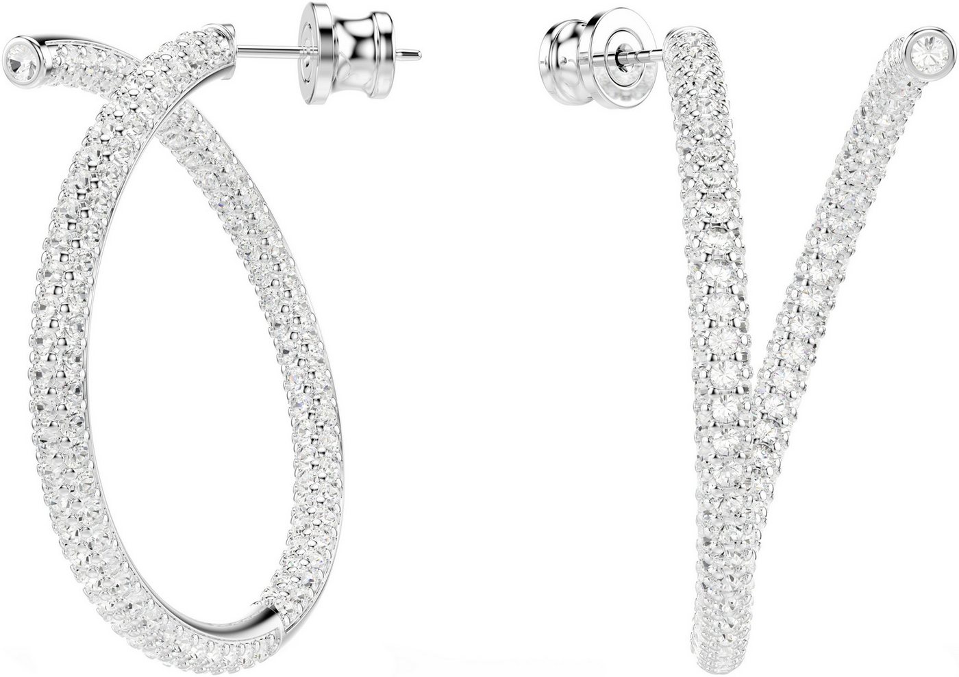 Swarovski Paar Creolen Schmuck Geschenk ... Swarovski Paar Creolen Schmuck Geschenk ...