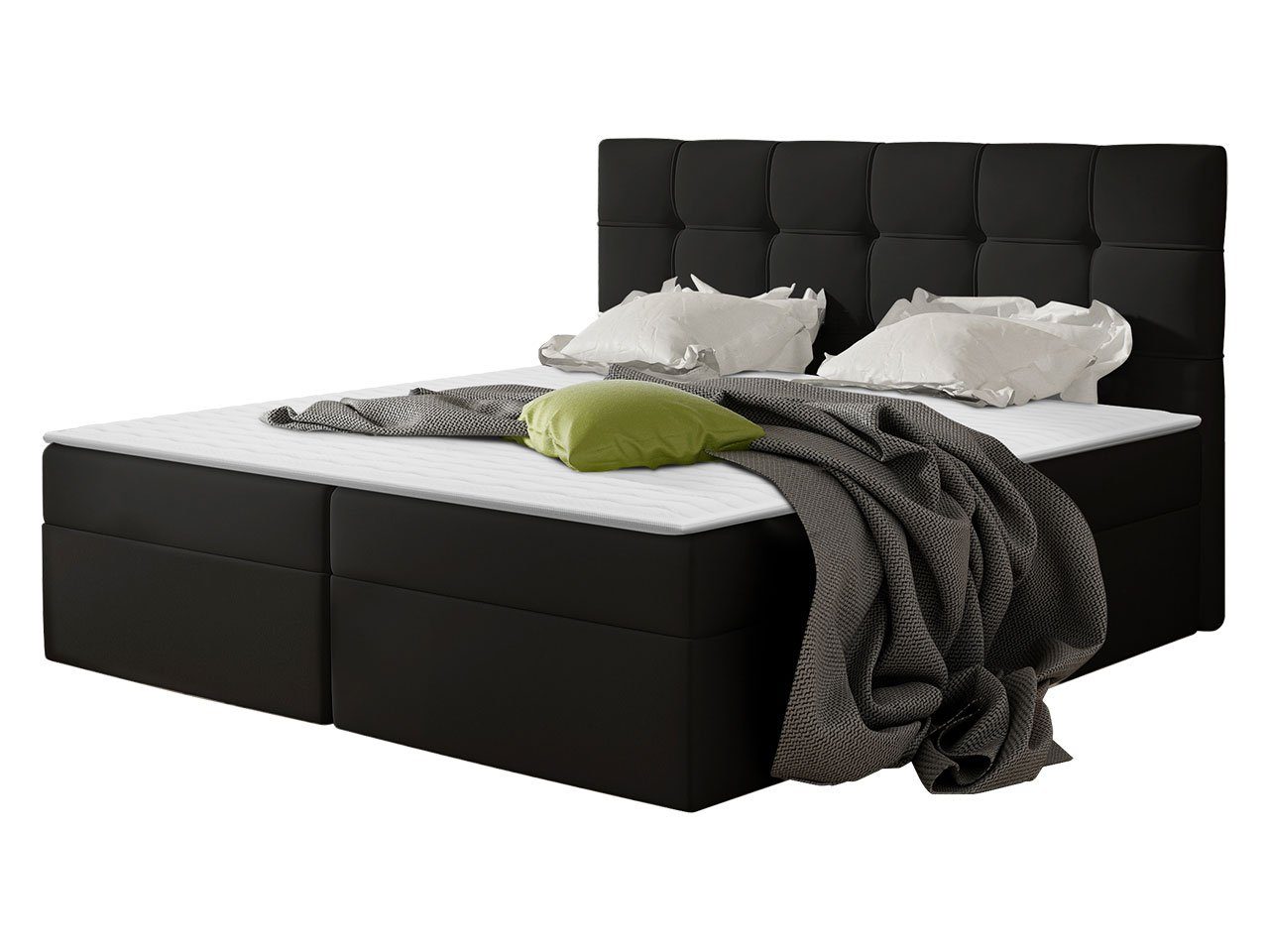 MIRJAN24 Boxspringbett Nele (Lattenrost, Kopfteil und günstig online kaufen