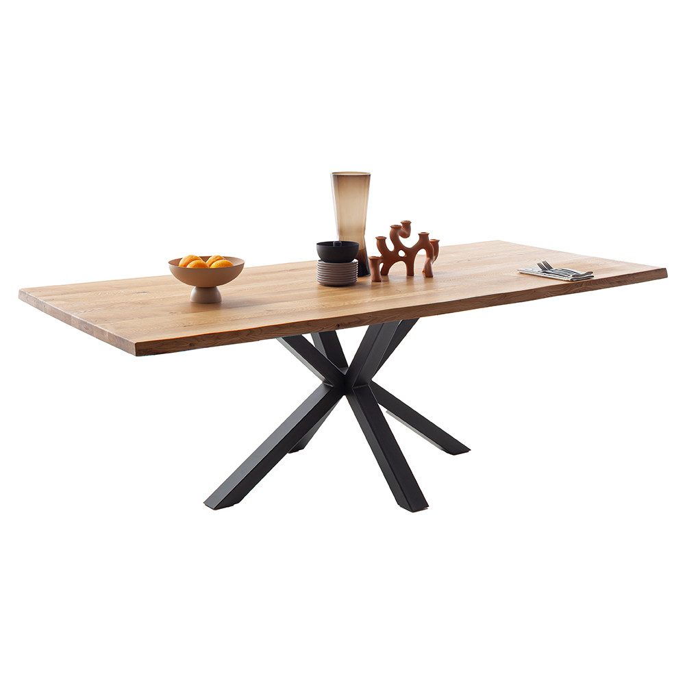 Lomadox Esstisch DEWEY-06, 160x90 cm, Wildeiche günstig online kaufen
