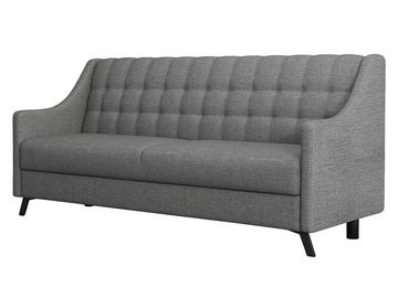 MIRJAN24 Schlafsofa Scarlet 3, mit Schlaffunktion und Bettkasten, 3 Sitzer Couch, Dauerschläfer-Sofa