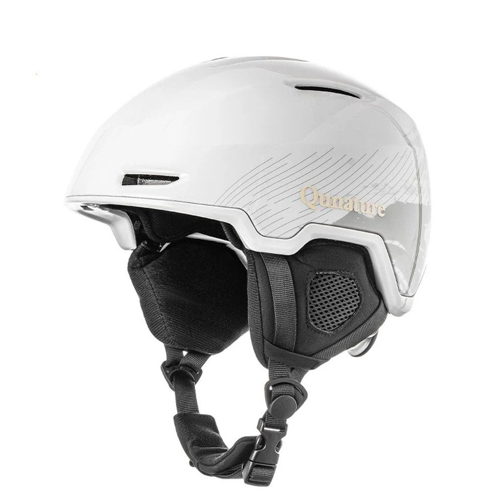 Qunature Skihelm Qunature Skihelm M Weiß mit Gehörschutz