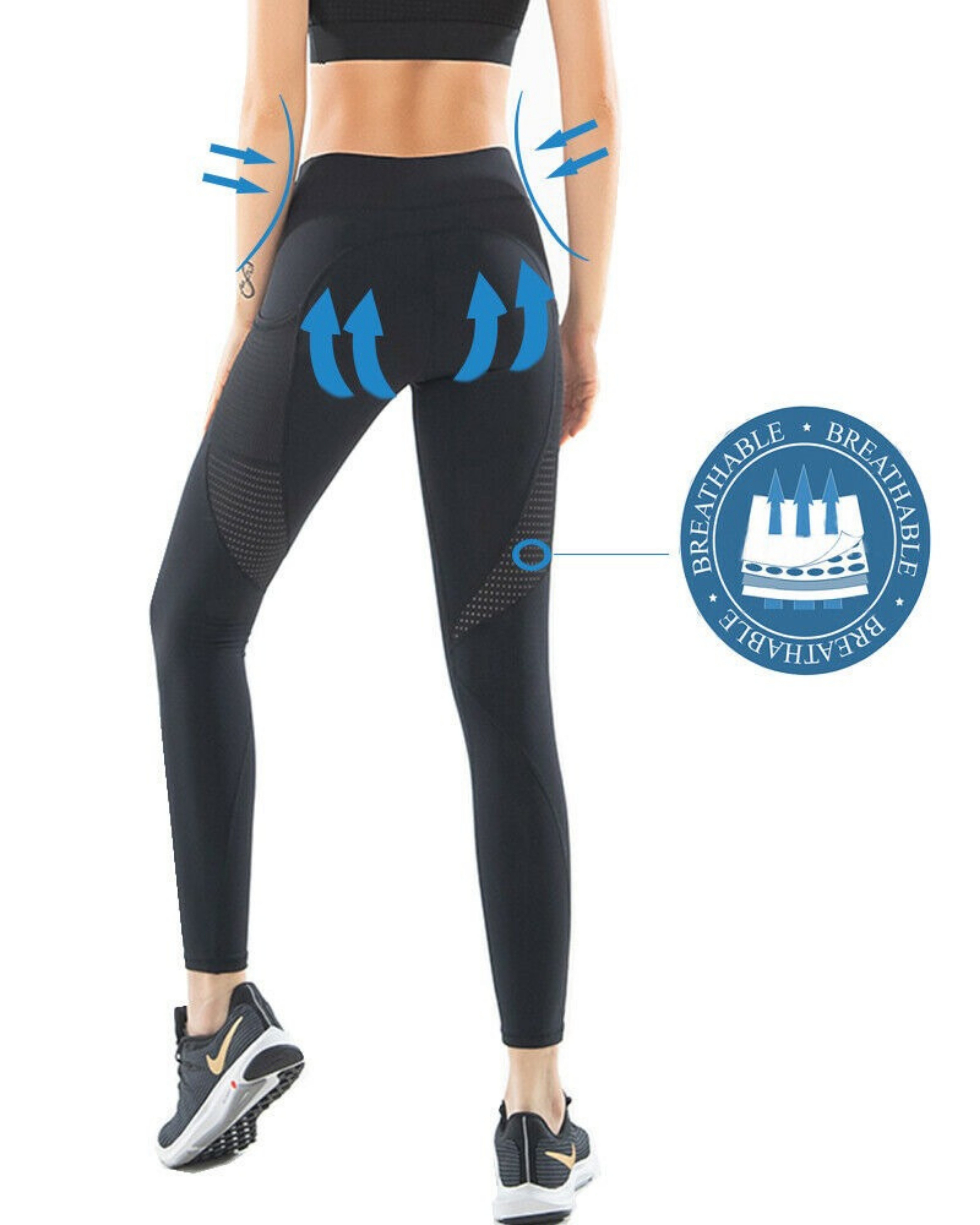Loovys Leggings LOOVYS High Waist Pocket – Bild 5 von 5