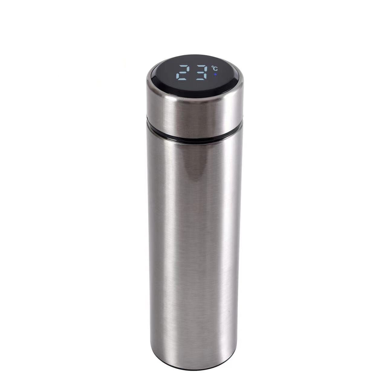 Thermoflasche Isolierflasche 500 ml, LCD Touch Temperaturanzeige, auslaufsicher