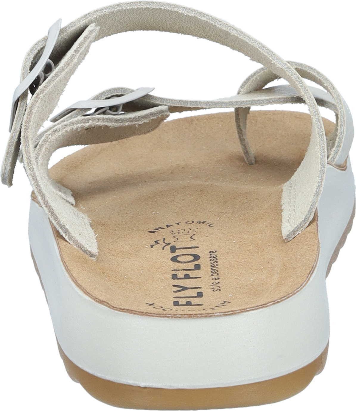 Fly Flot Pantoletten Pantolette aus Veloursleder