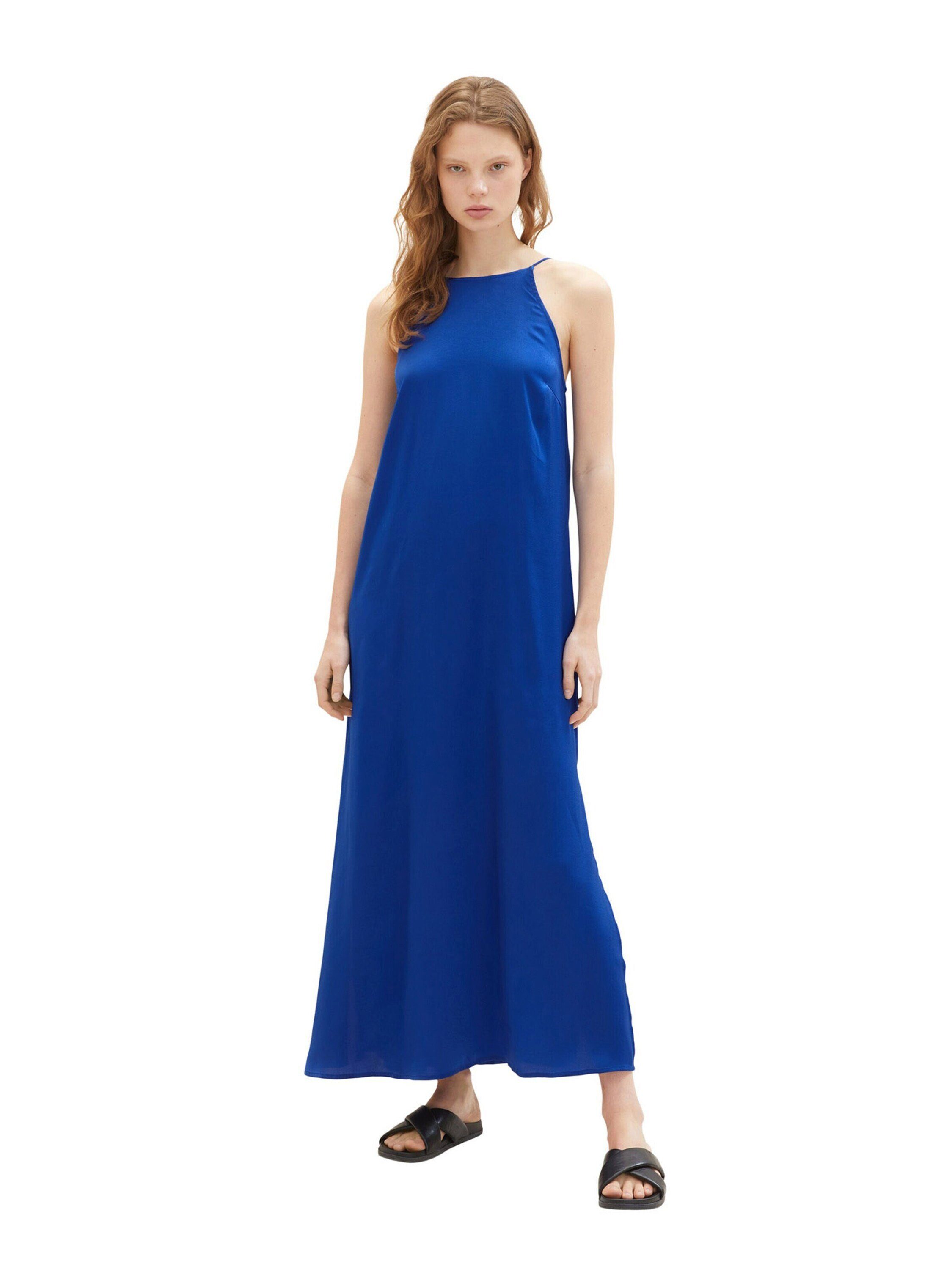 TOM TAILOR Denim Midikleid (1-tlg) Drapiert/gerafft