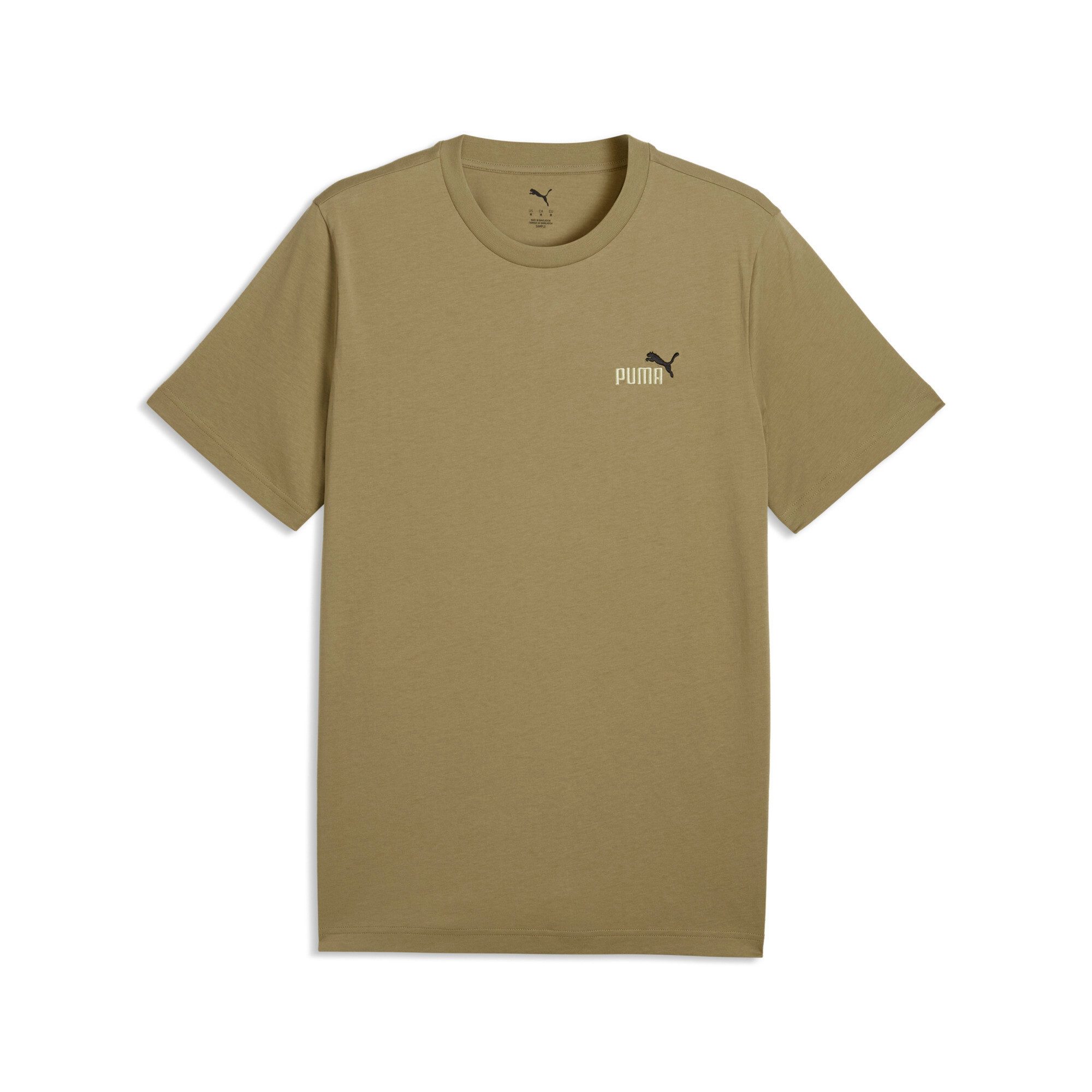 PUMA T-Shirt GRAPHICS 2 COLOR SMALL NO 1 LOGO TEE mit Rundhalsausschnitt, mit Kurzarm, mit Print-Applikation